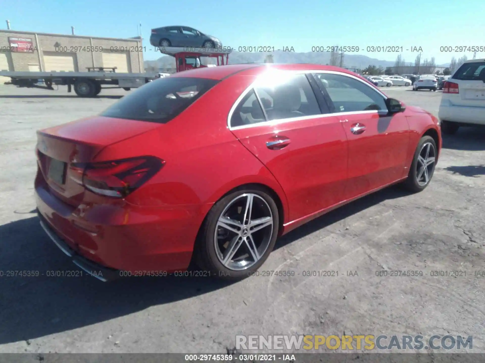 4 Photograph of a damaged car WDD3G4EB4KW022454 MERCEDES-BENZ A-CLASS 2019