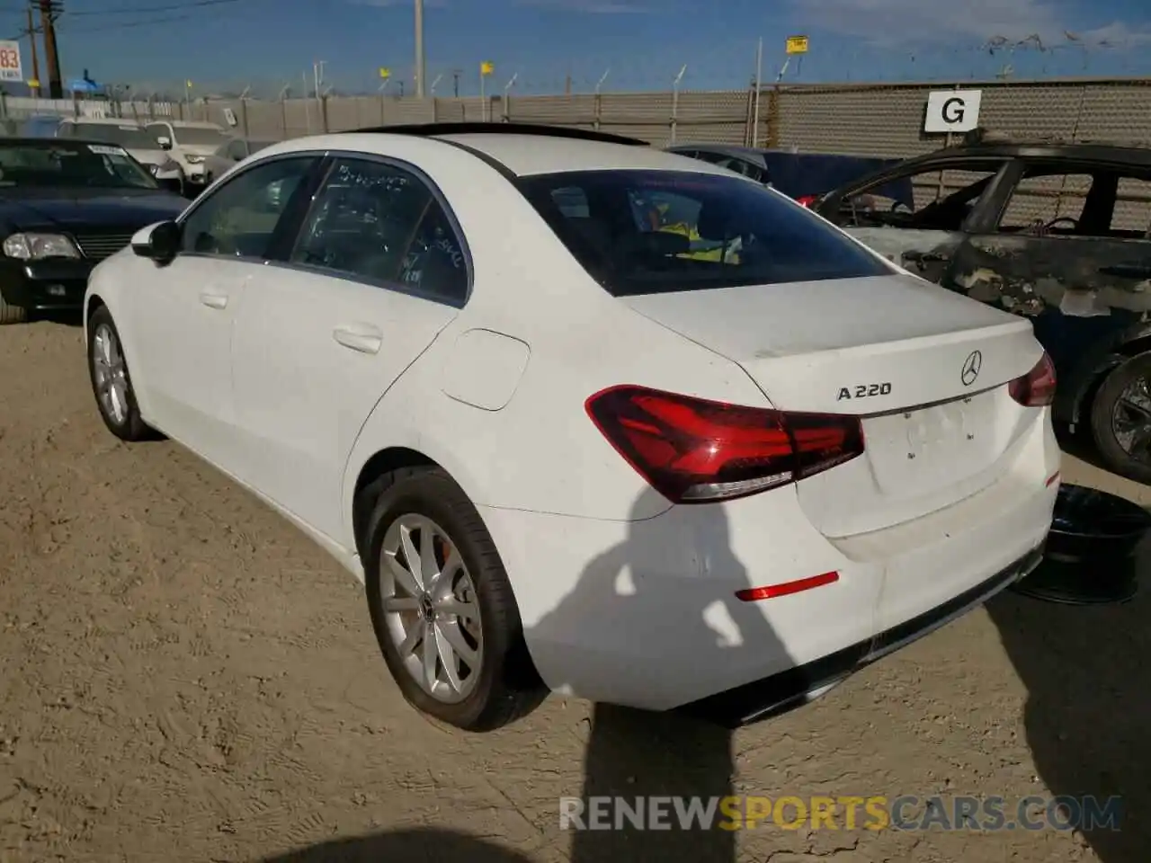 3 Photograph of a damaged car WDD3G4EB4KW024303 MERCEDES-BENZ A-CLASS 2019