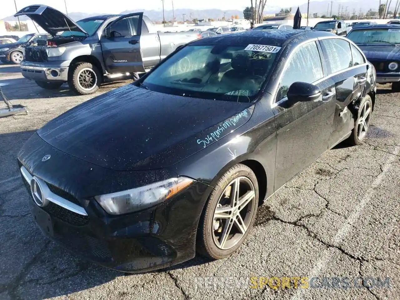 2 Photograph of a damaged car WDD3G4EB4KW032854 MERCEDES-BENZ A-CLASS 2019