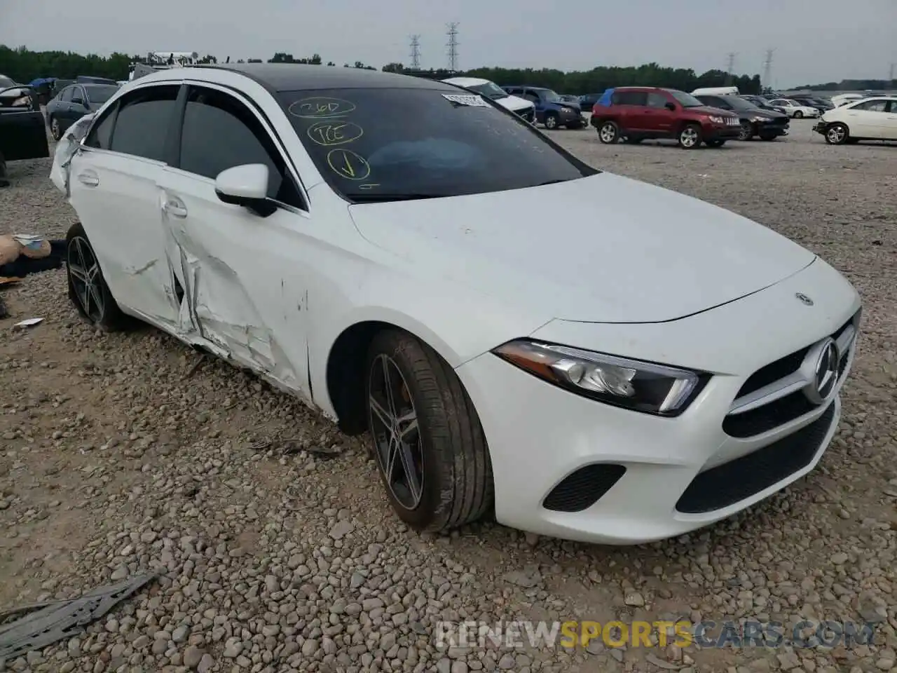 1 Photograph of a damaged car WDD3G4EB4KW034314 MERCEDES-BENZ A-CLASS 2019