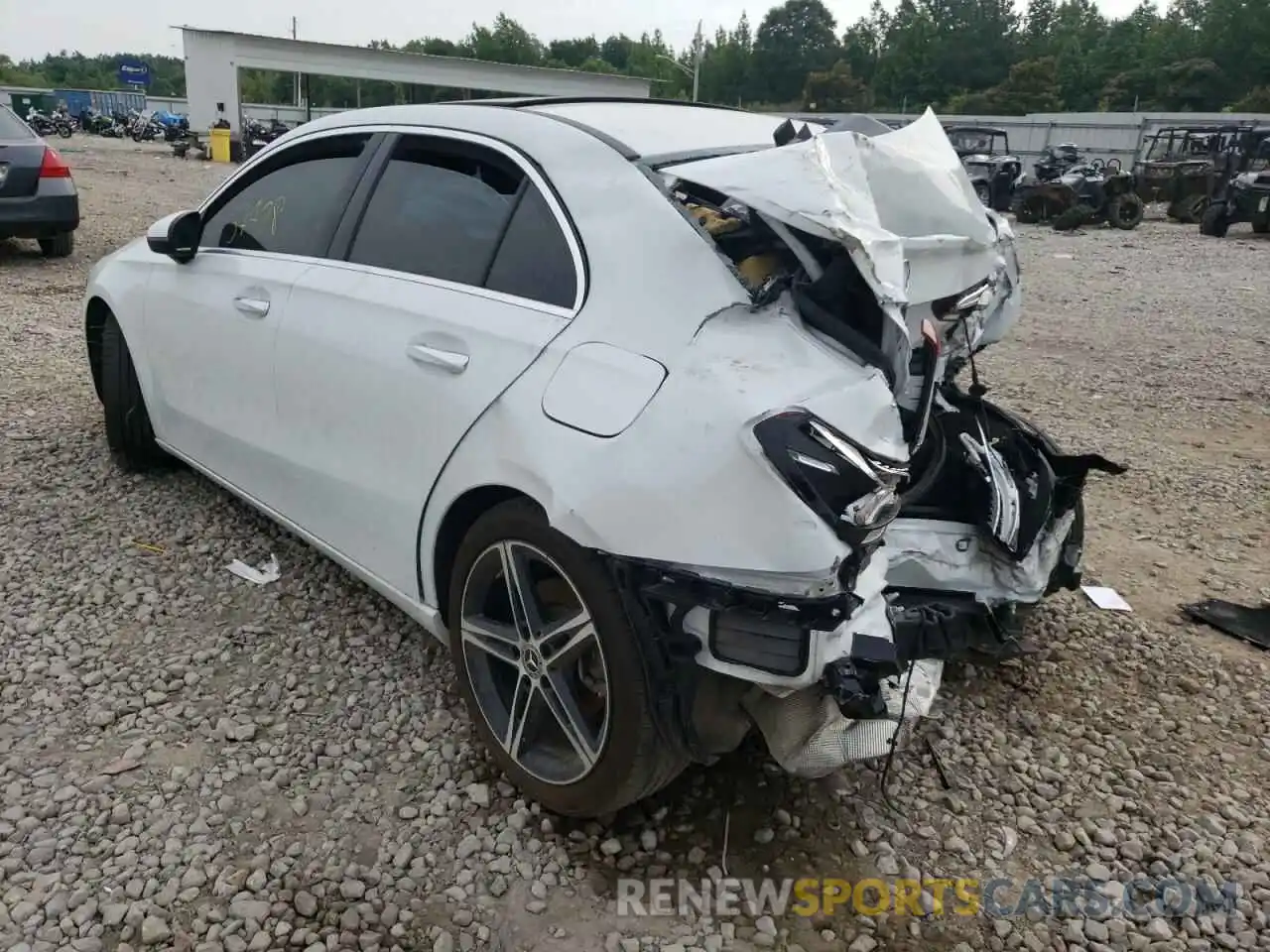 3 Photograph of a damaged car WDD3G4EB4KW034314 MERCEDES-BENZ A-CLASS 2019