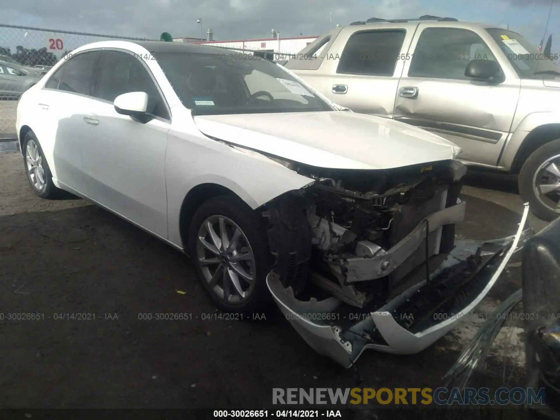 1 Photograph of a damaged car WDD3G4EB5KW002780 MERCEDES-BENZ A-CLASS 2019