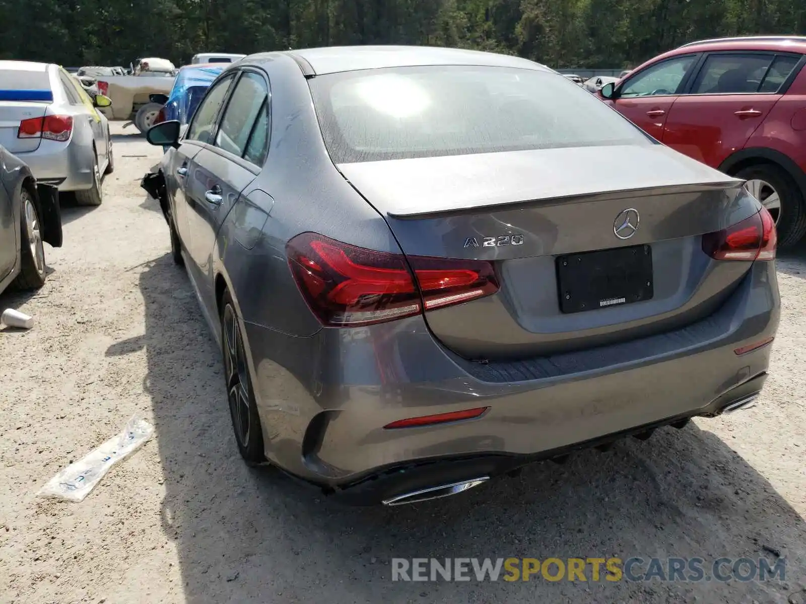 3 Photograph of a damaged car WDD3G4EB5KW003427 MERCEDES-BENZ A-CLASS 2019