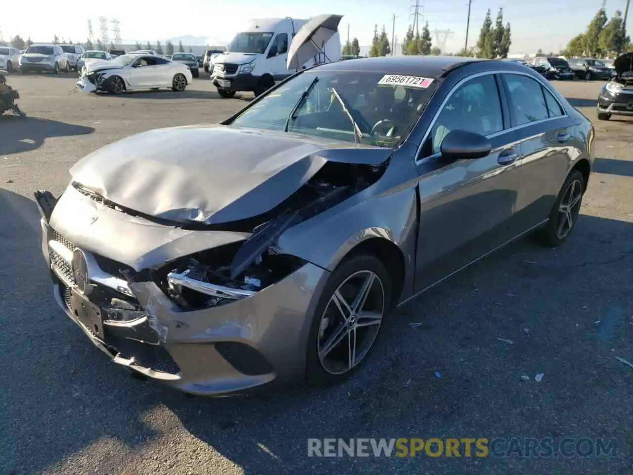 2 Photograph of a damaged car WDD3G4EB5KW022298 MERCEDES-BENZ A-CLASS 2019