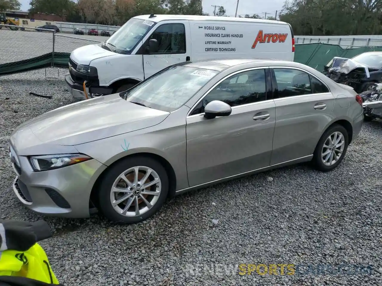 1 Photograph of a damaged car WDD3G4EB5KW023872 MERCEDES-BENZ A-CLASS 2019