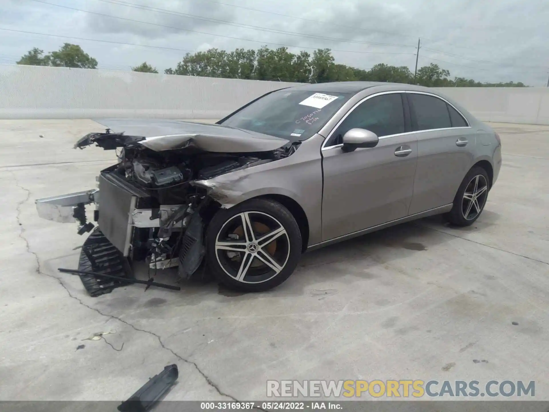 2 Photograph of a damaged car WDD3G4EB5KW035374 MERCEDES-BENZ A-CLASS 2019