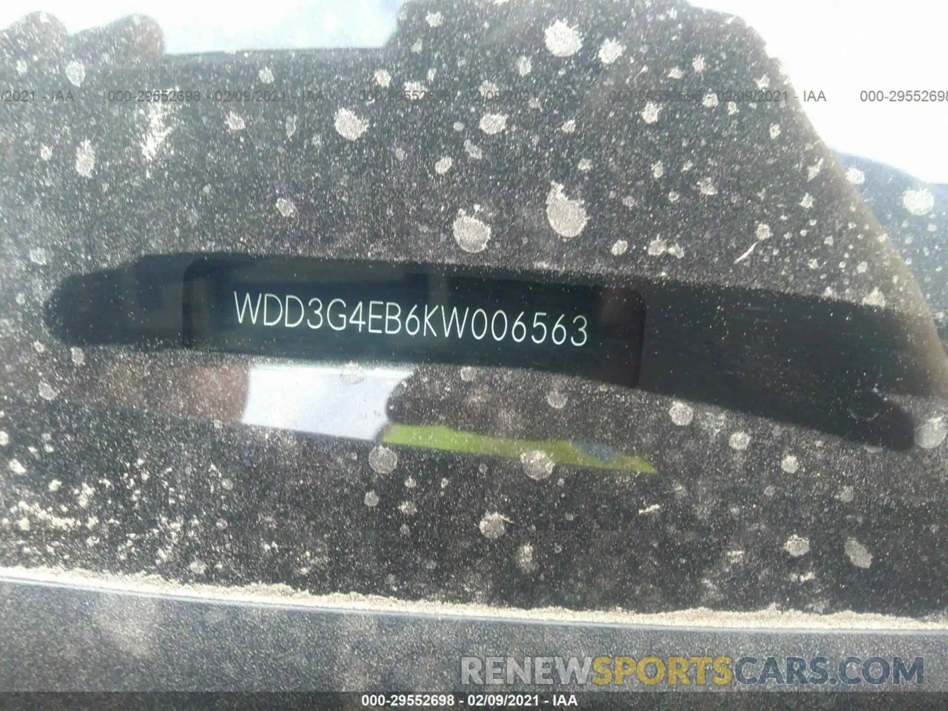 9 Photograph of a damaged car WDD3G4EB6KW006563 MERCEDES-BENZ A-CLASS 2019