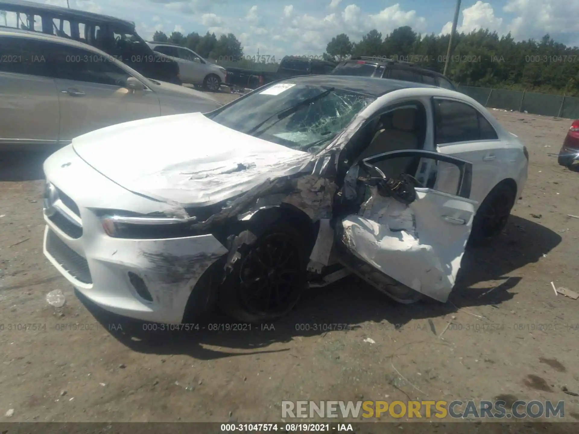 2 Photograph of a damaged car WDD3G4EB6KW007258 MERCEDES-BENZ A-CLASS 2019