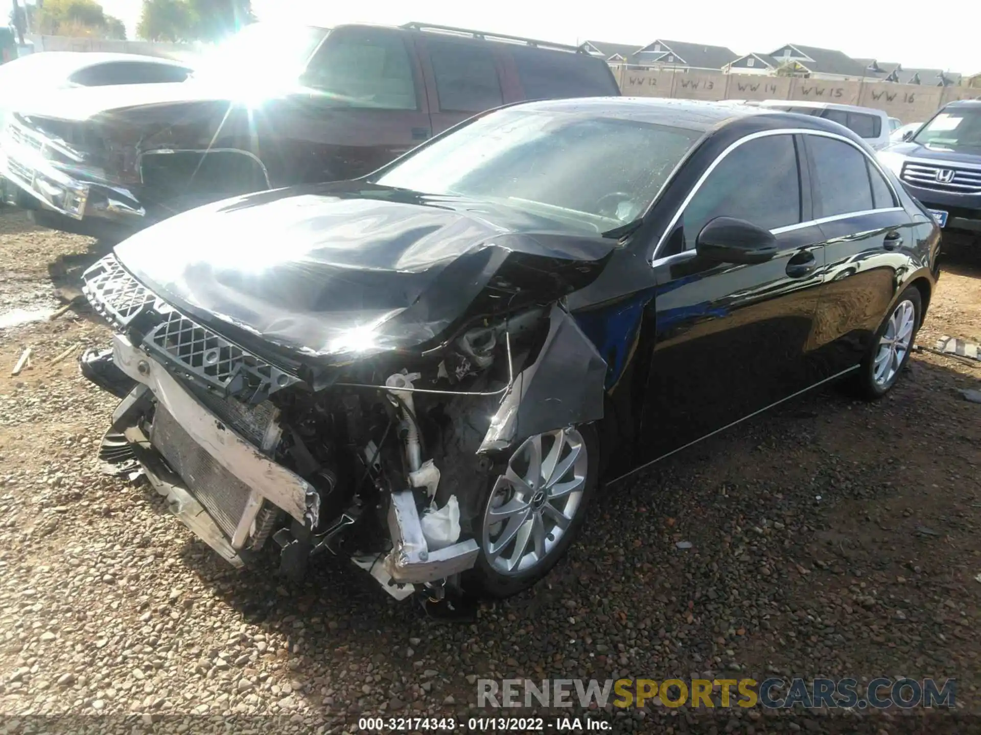 2 Photograph of a damaged car WDD3G4EB6KW016042 MERCEDES-BENZ A-CLASS 2019