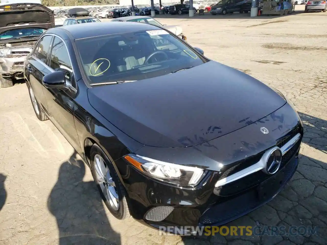 1 Photograph of a damaged car WDD3G4EB6KW024898 MERCEDES-BENZ A-CLASS 2019