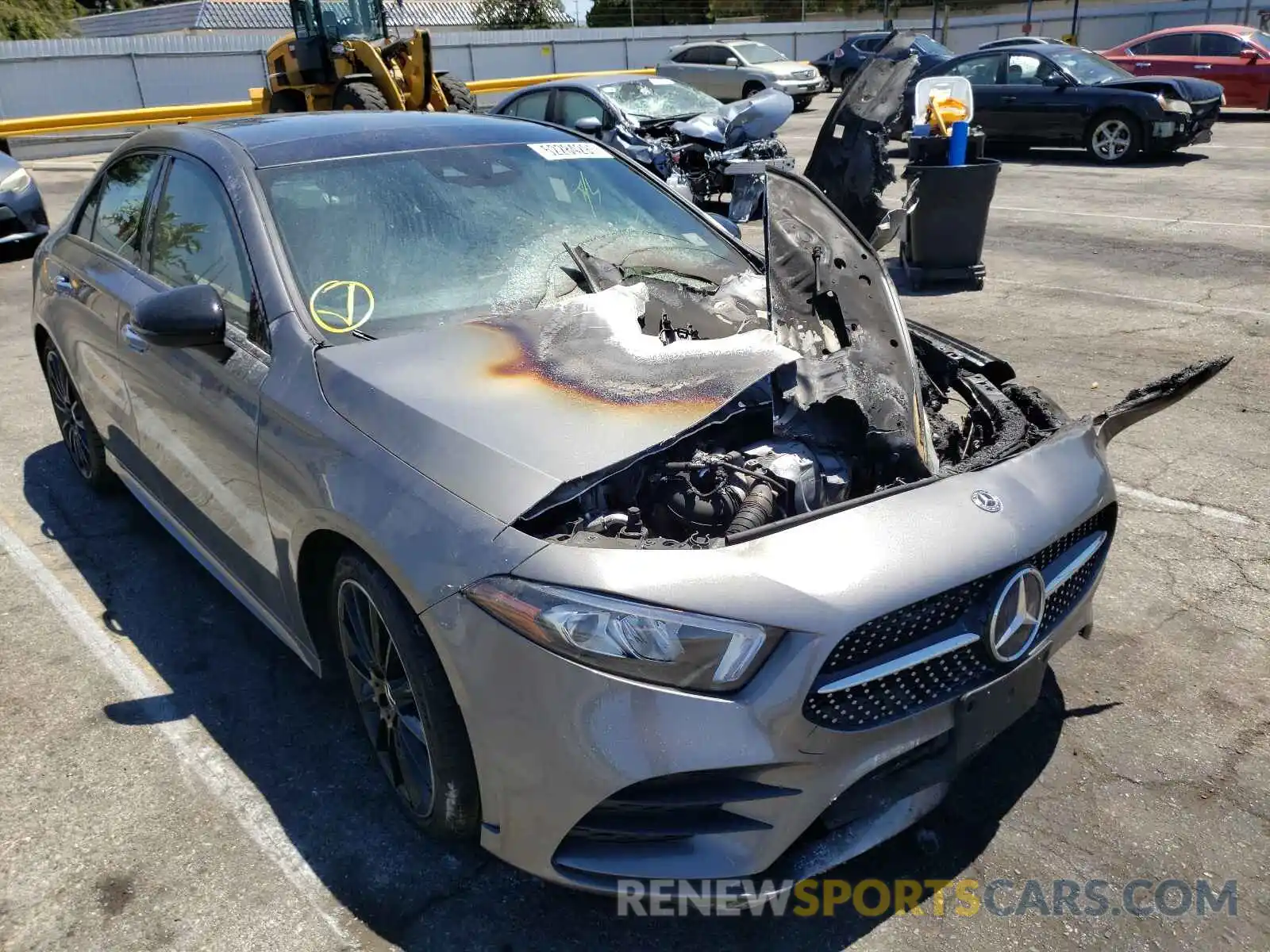 1 Photograph of a damaged car WDD3G4EB6KW025873 MERCEDES-BENZ A-CLASS 2019