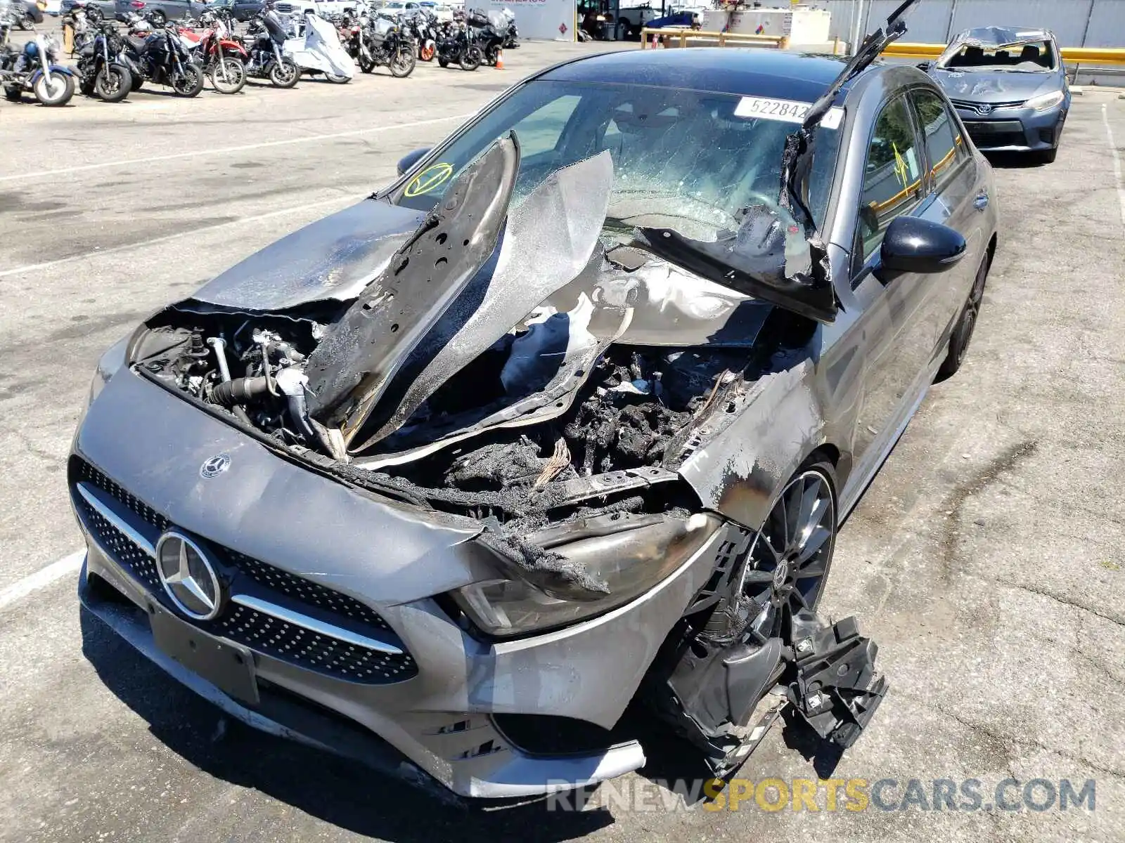 2 Photograph of a damaged car WDD3G4EB6KW025873 MERCEDES-BENZ A-CLASS 2019