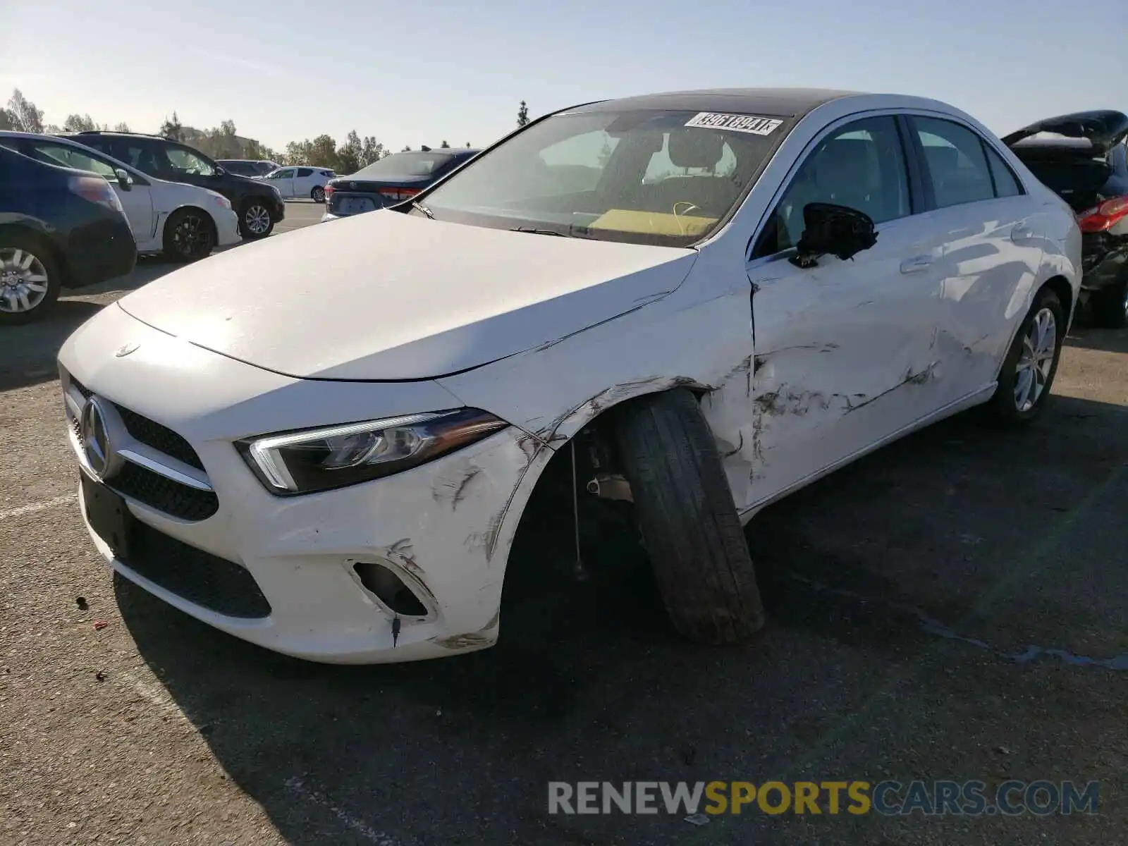 2 Photograph of a damaged car WDD3G4EB6KW036081 MERCEDES-BENZ A-CLASS 2019