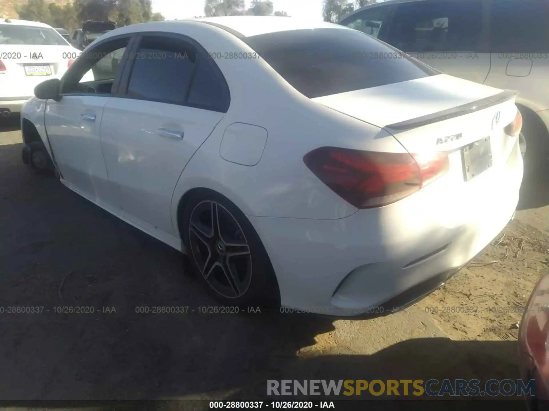 3 Photograph of a damaged car WDD3G4EB7KW004983 MERCEDES-BENZ A-CLASS 2019