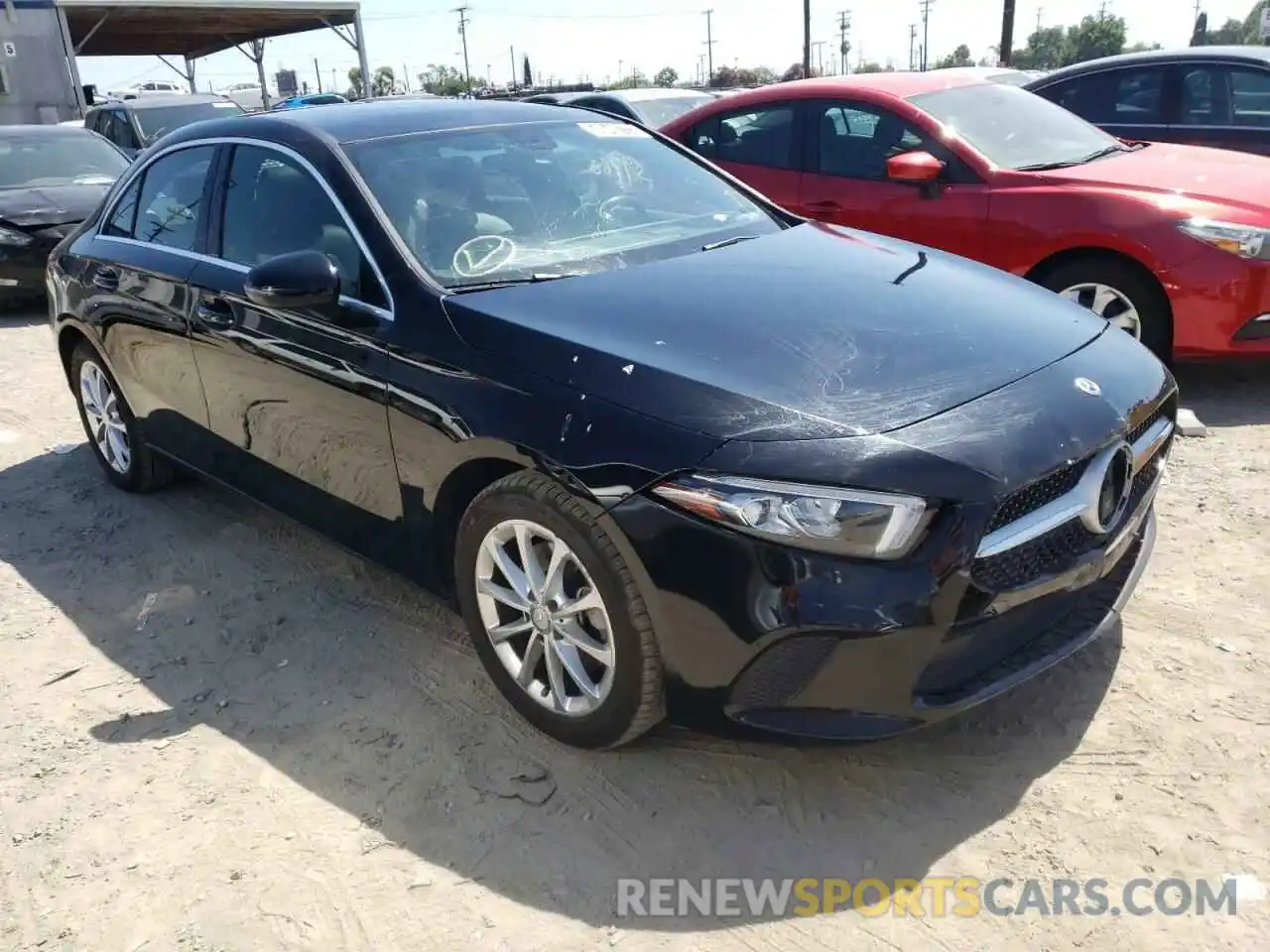 1 Photograph of a damaged car WDD3G4EB7KW019354 MERCEDES-BENZ A-CLASS 2019