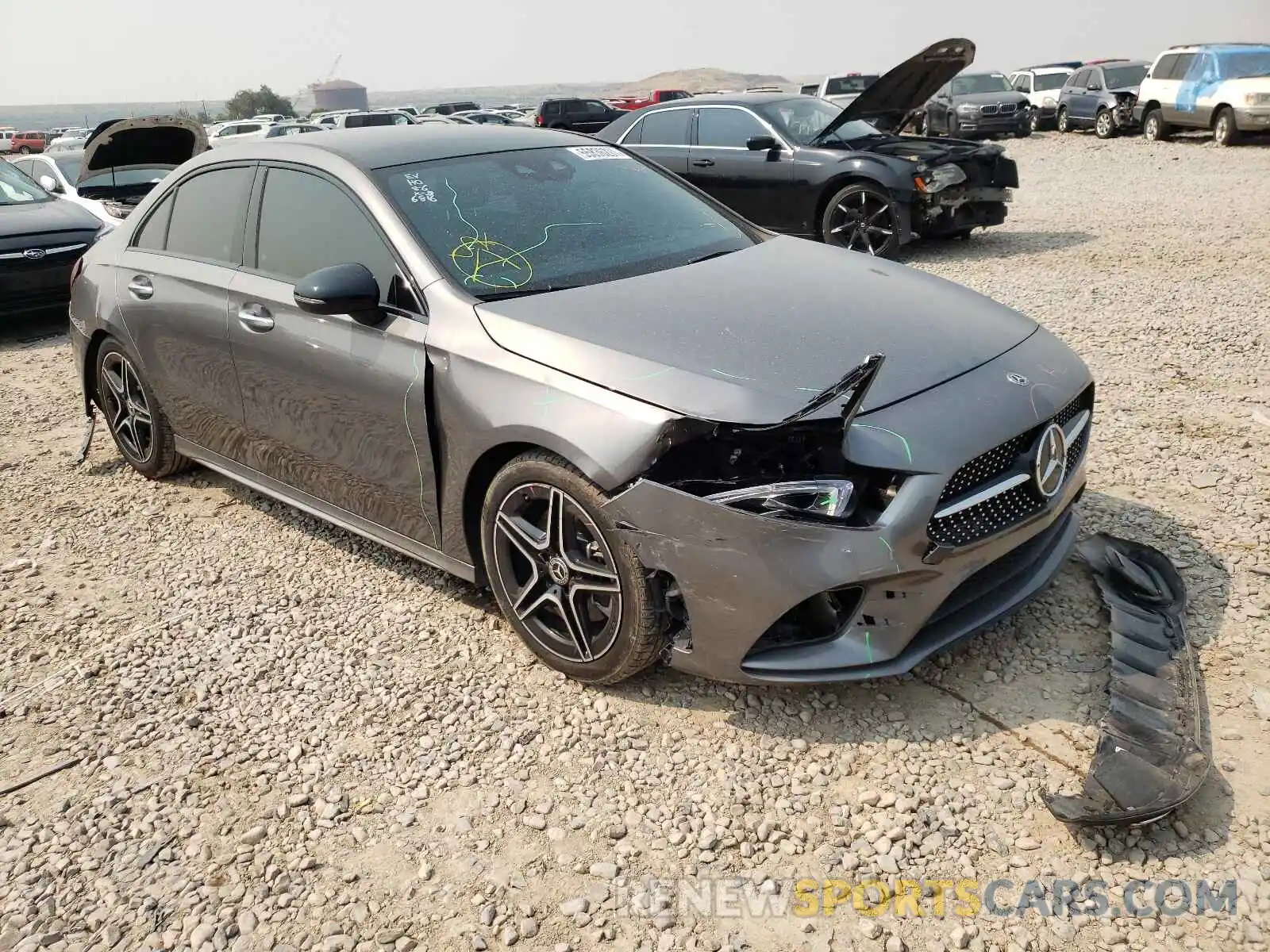 1 Photograph of a damaged car WDD3G4EB8KW001686 MERCEDES-BENZ A-CLASS 2019