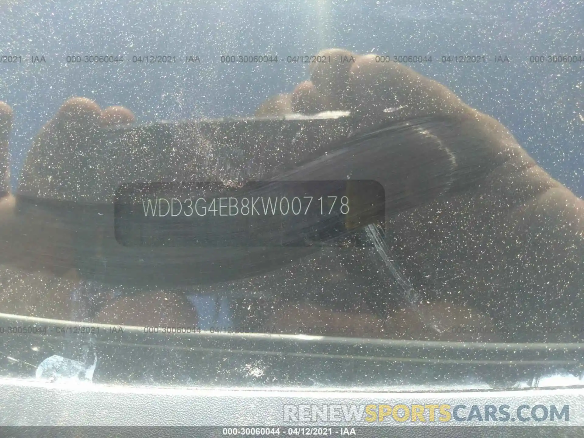 9 Фотография поврежденного автомобиля WDD3G4EB8KW007178 MERCEDES-BENZ A-CLASS 2019