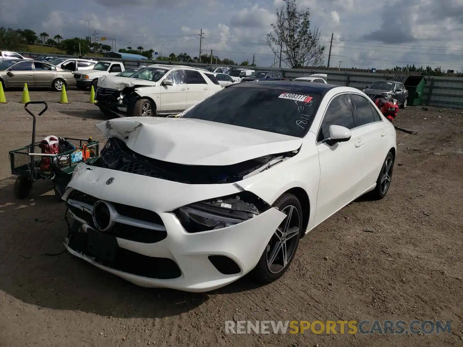 2 Photograph of a damaged car WDD3G4EB8KW021811 MERCEDES-BENZ A-CLASS 2019