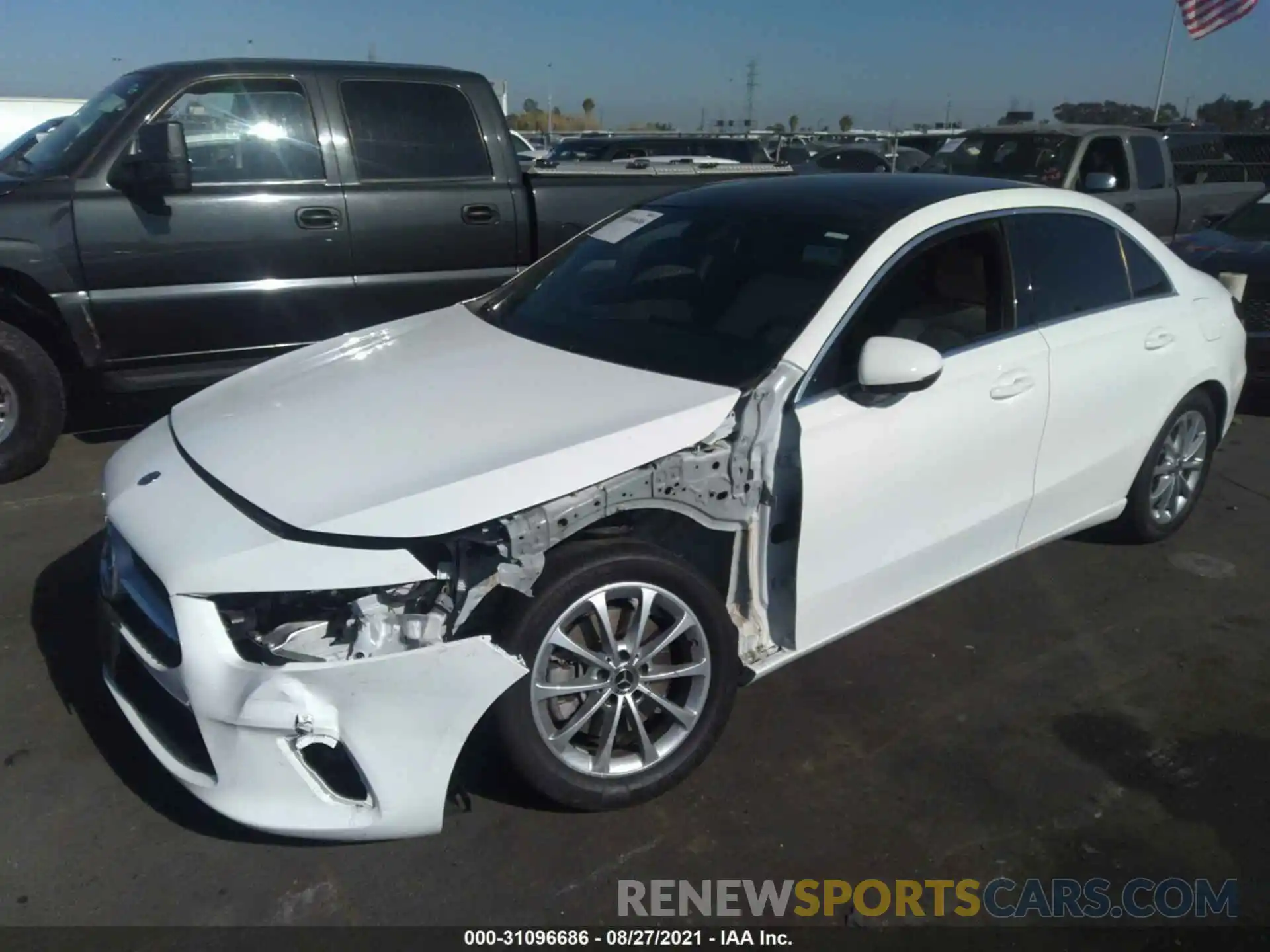 2 Photograph of a damaged car WDD3G4EB8KW026443 MERCEDES-BENZ A-CLASS 2019