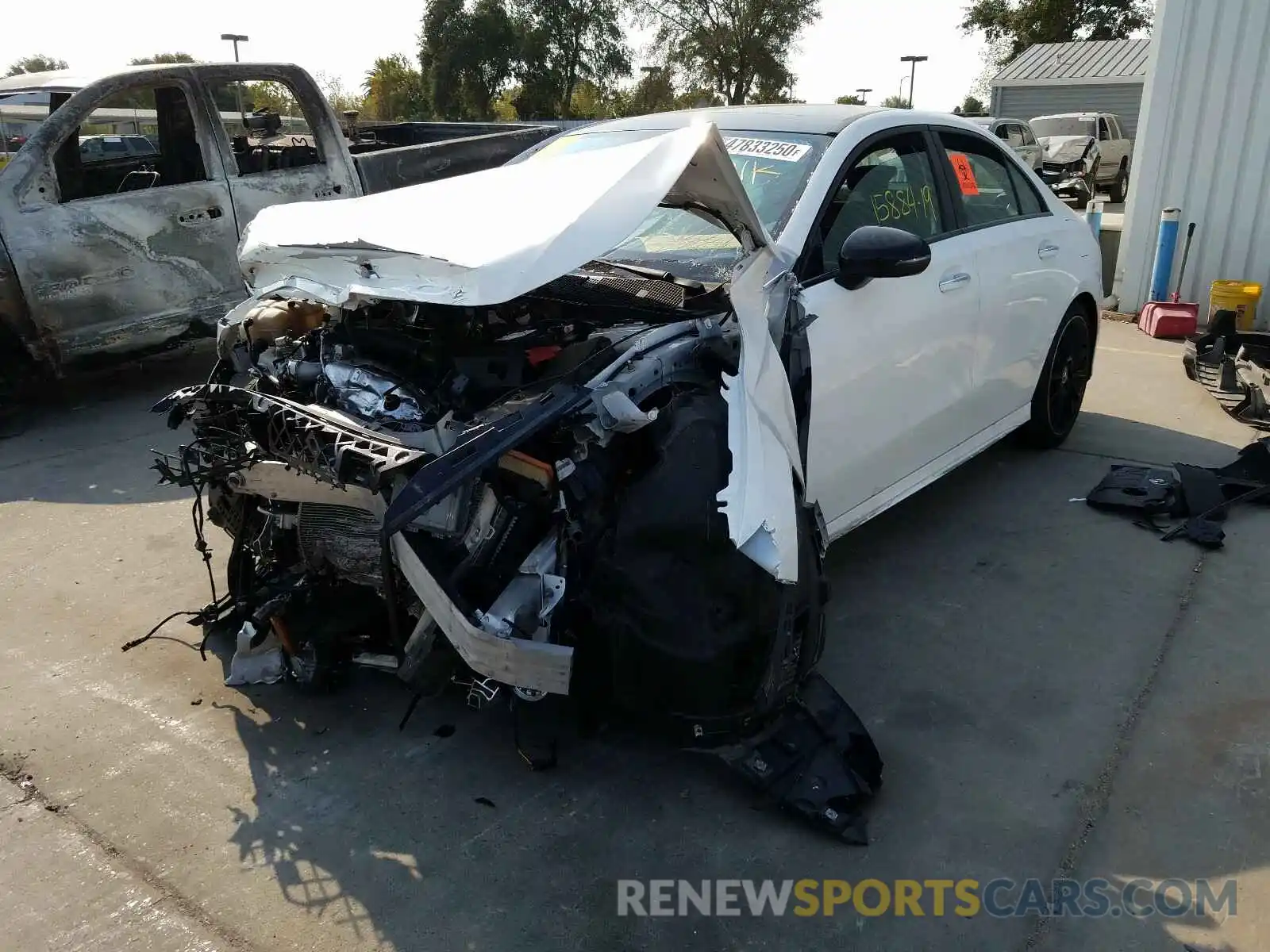 2 Photograph of a damaged car WDD3G4EB8KW029374 MERCEDES-BENZ A-CLASS 2019