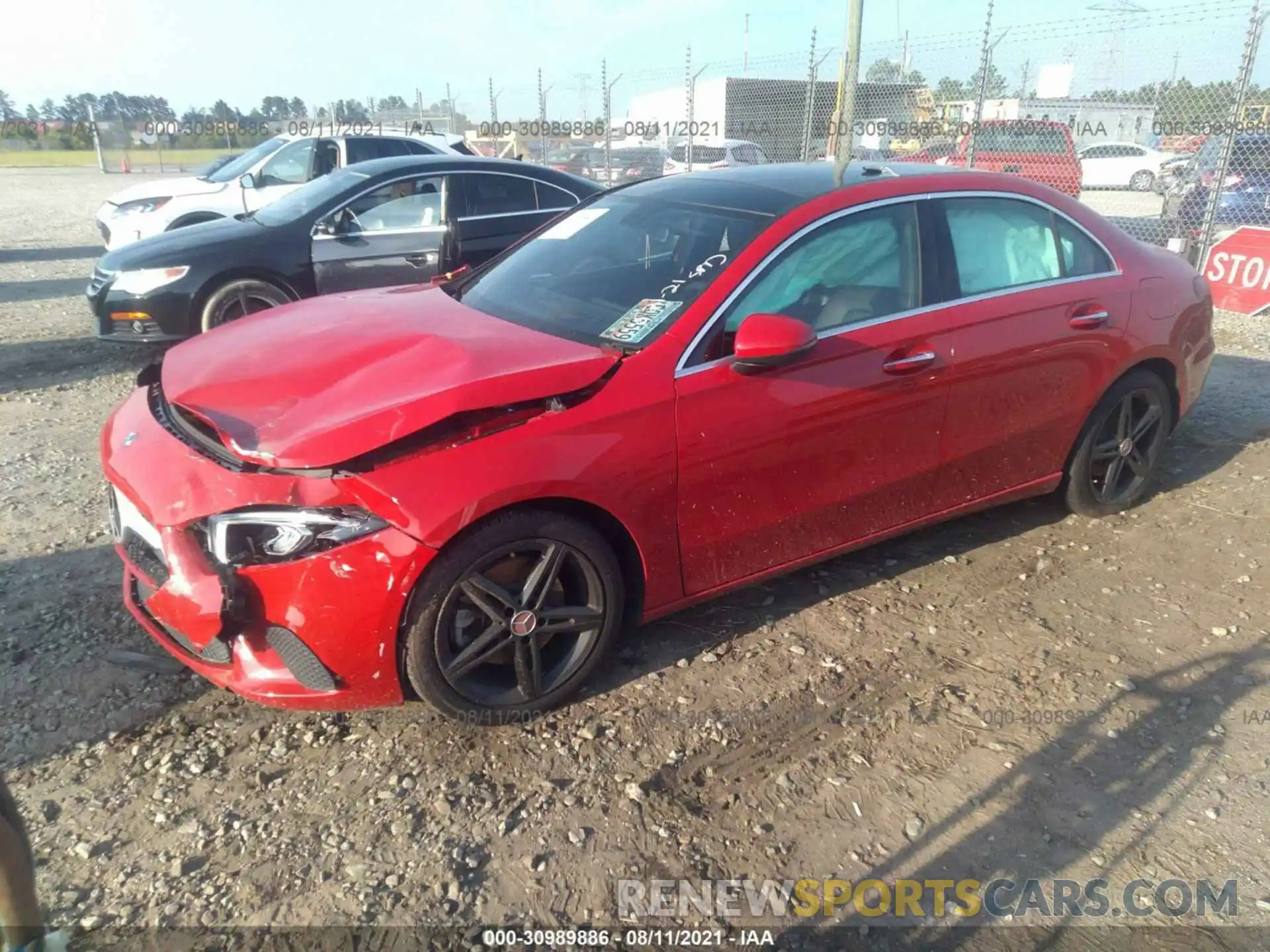 2 Photograph of a damaged car WDD3G4EB8KW031996 MERCEDES-BENZ A-CLASS 2019