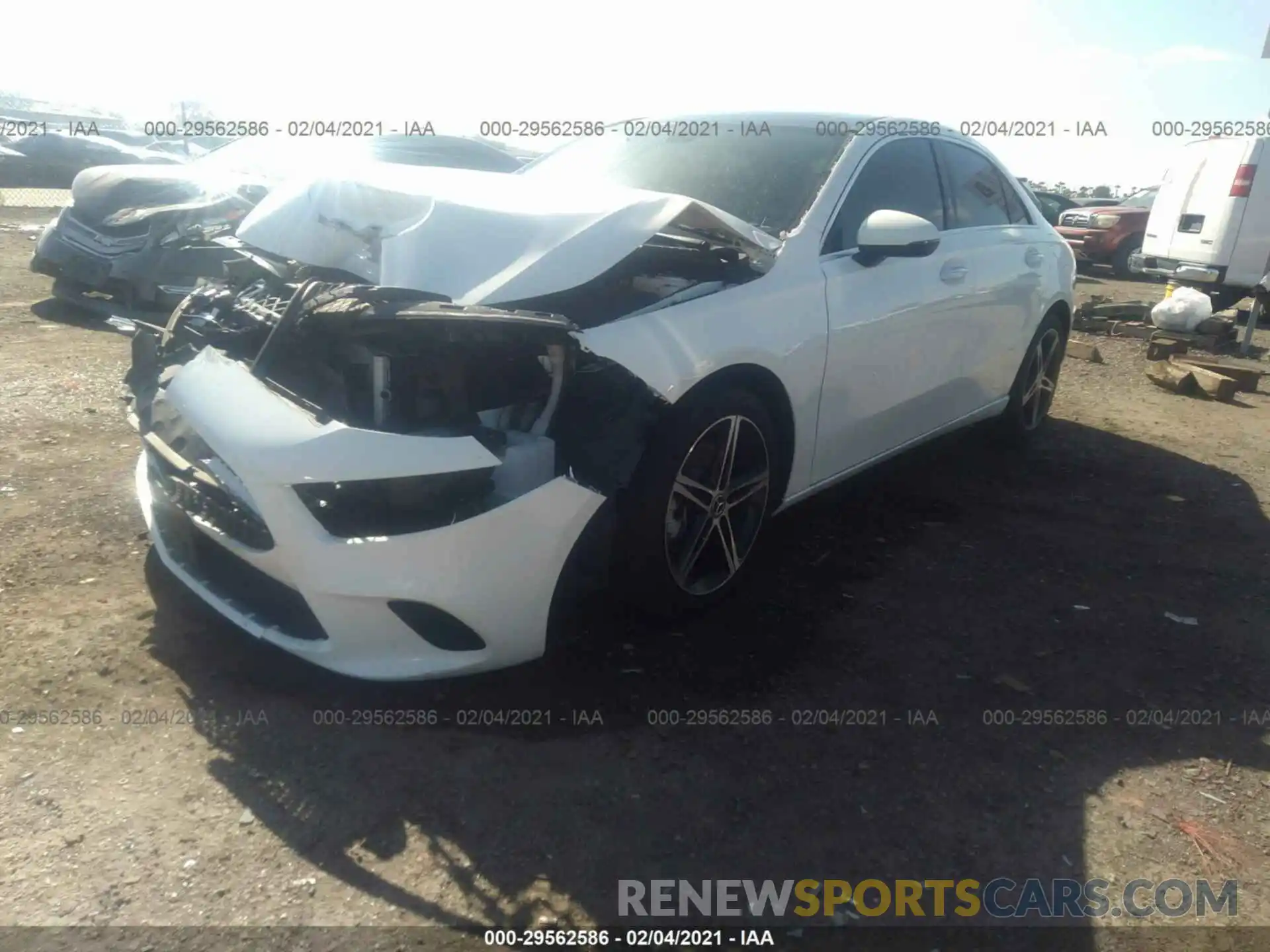 2 Photograph of a damaged car WDD3G4EB9KW010560 MERCEDES-BENZ A-CLASS 2019