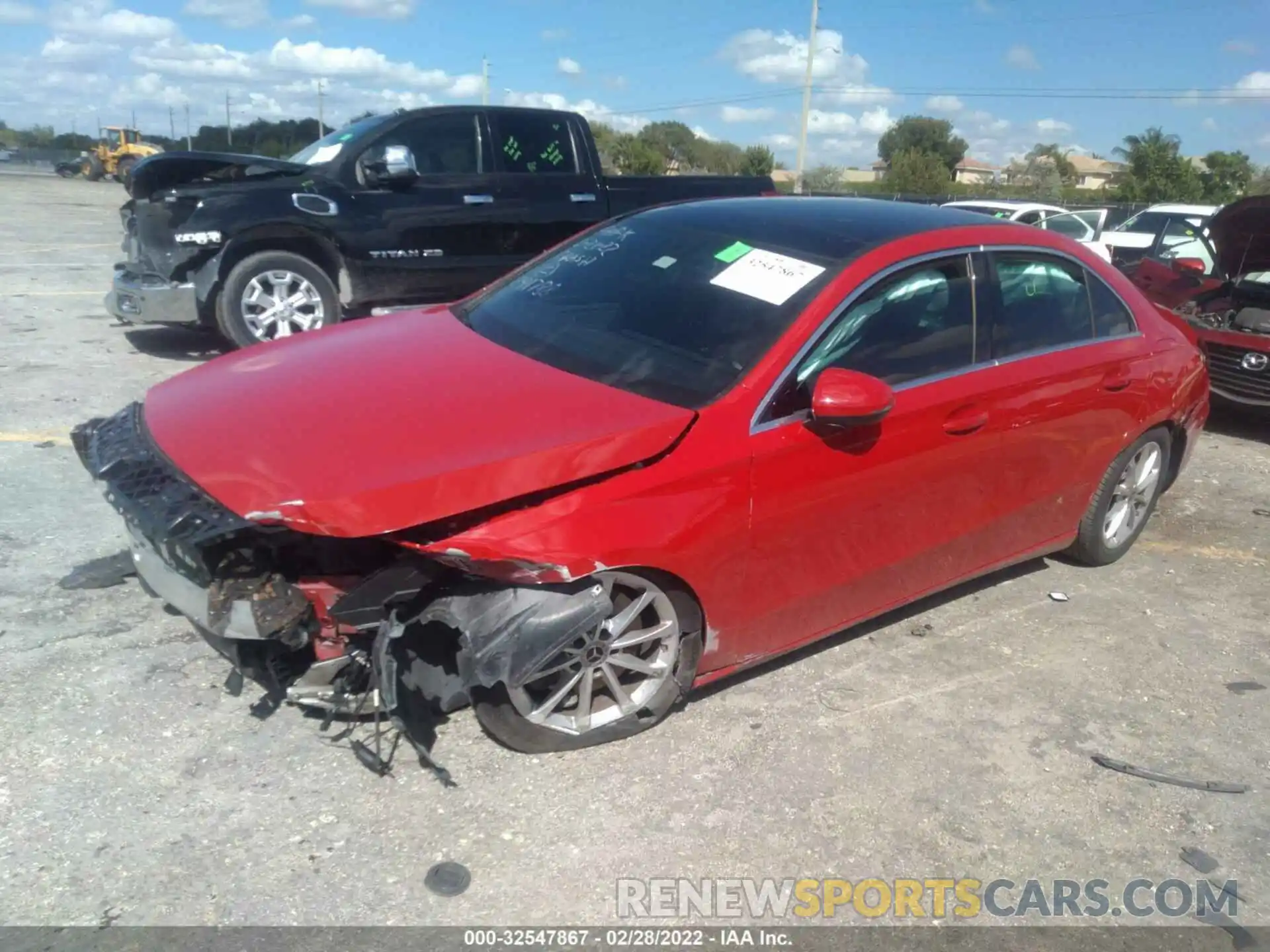 2 Photograph of a damaged car WDD3G4EB9KW023633 MERCEDES-BENZ A-CLASS 2019