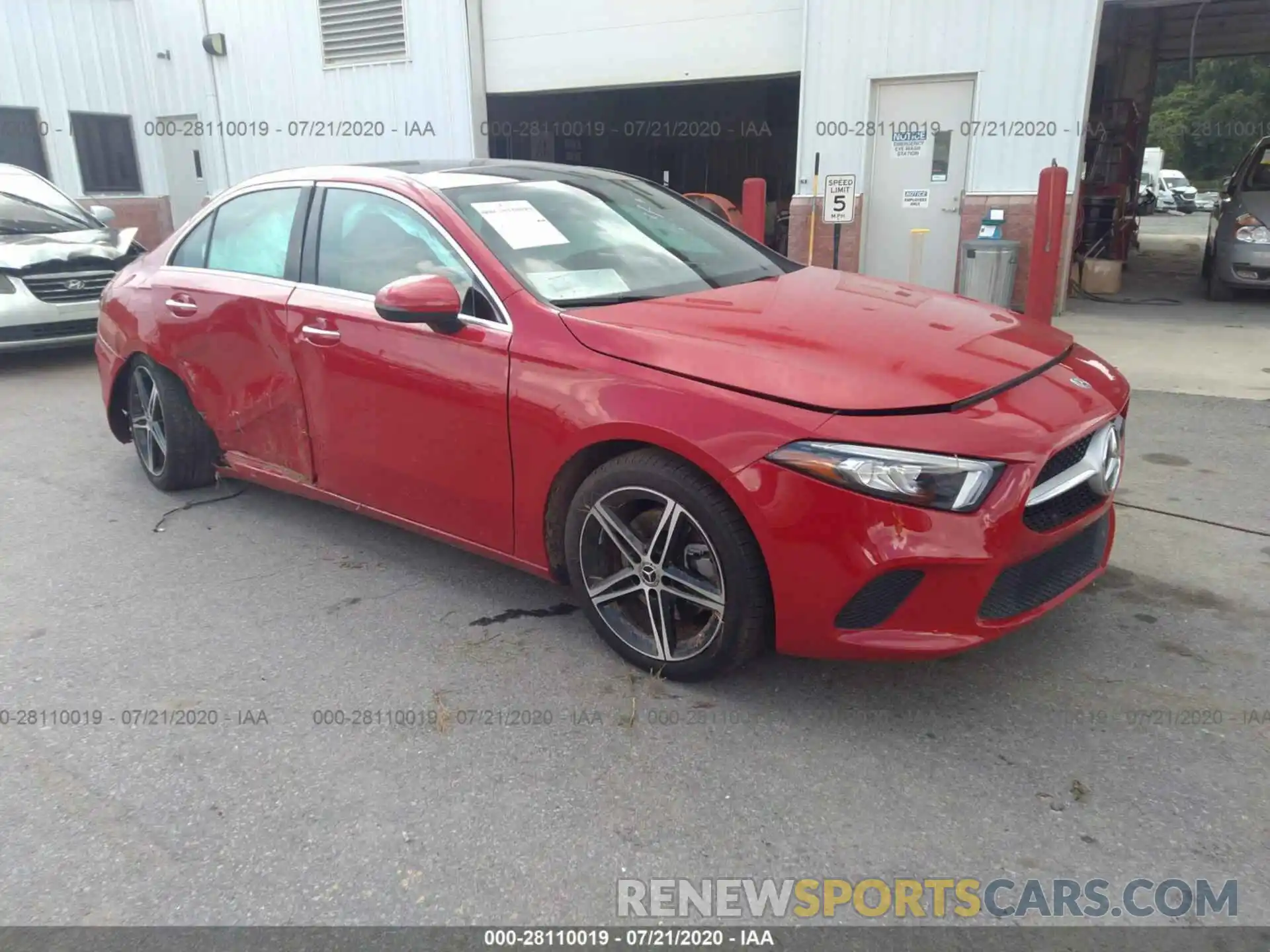 1 Photograph of a damaged car WDD3G4EB9KW025222 MERCEDES-BENZ A-CLASS 2019