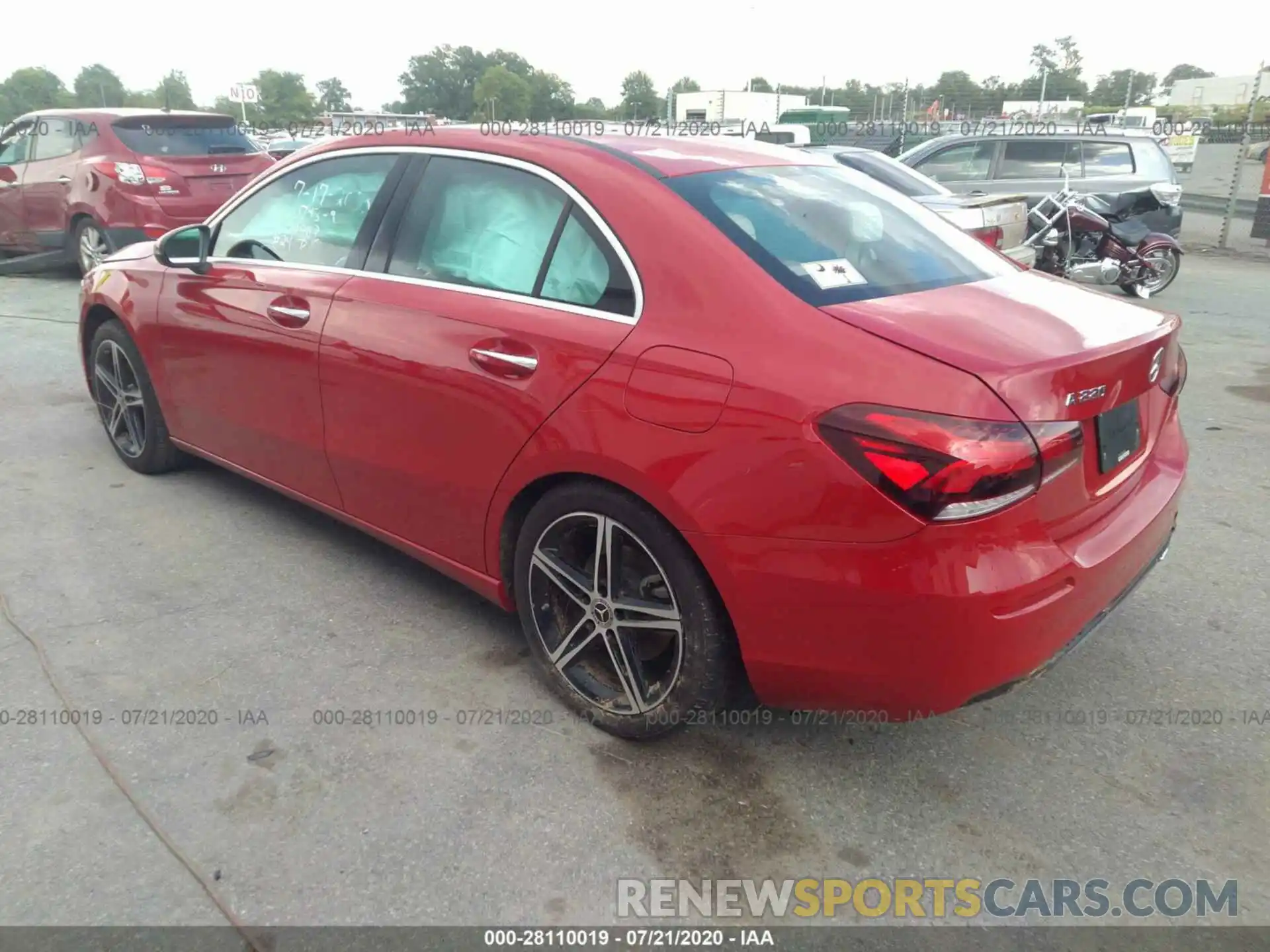 3 Photograph of a damaged car WDD3G4EB9KW025222 MERCEDES-BENZ A-CLASS 2019