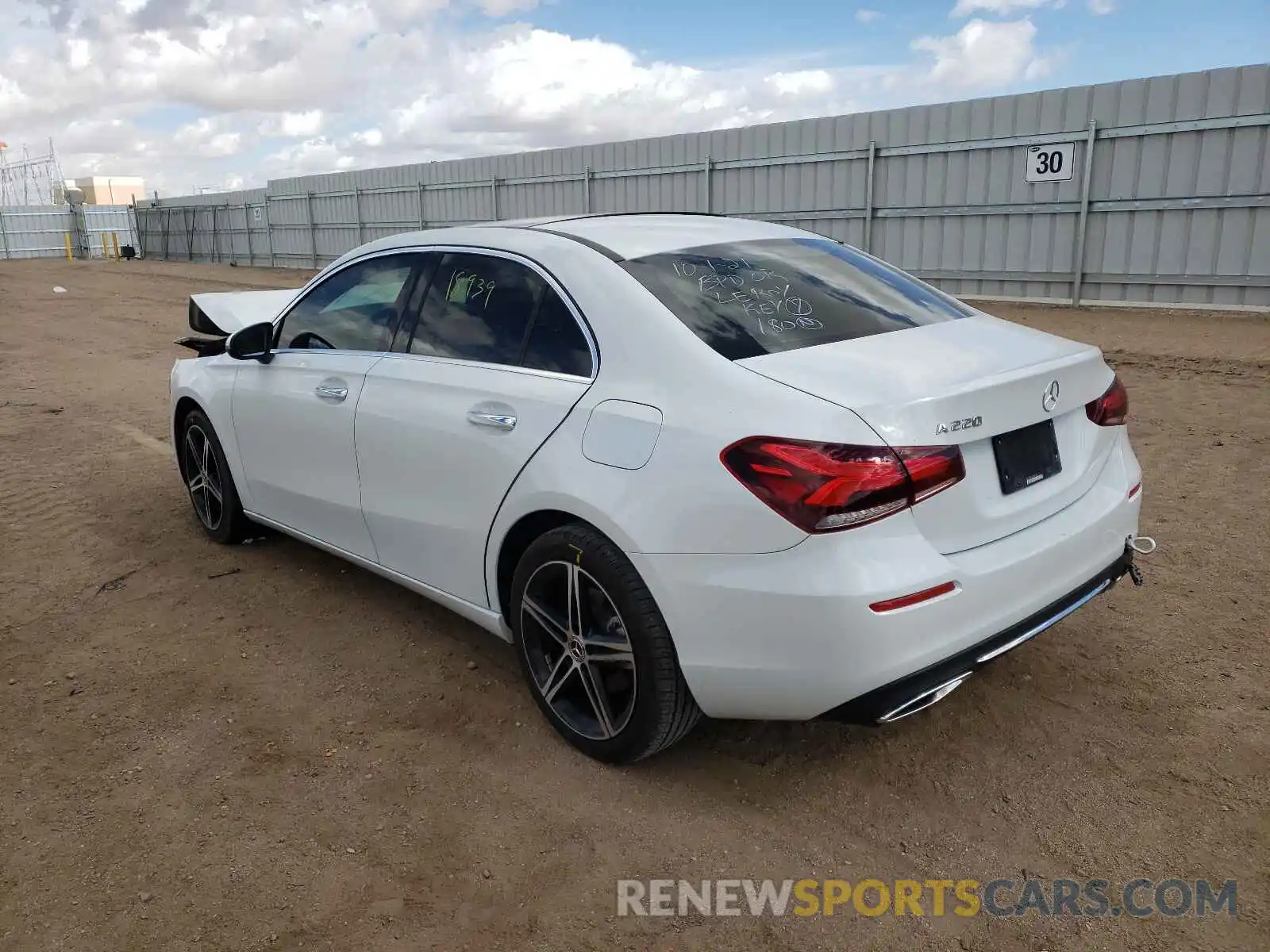 3 Photograph of a damaged car WDD3G4EB9KW026080 MERCEDES-BENZ A-CLASS 2019