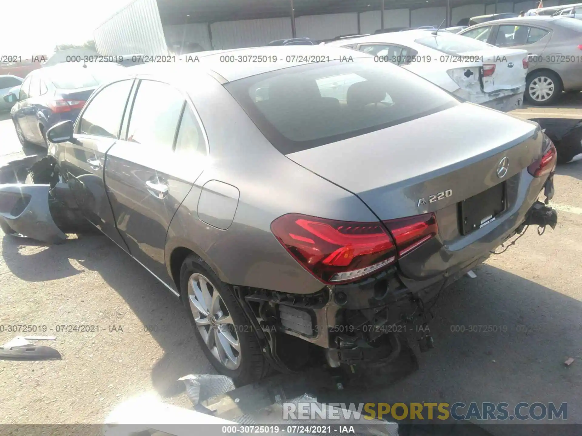 3 Photograph of a damaged car WDD3G4EB9KW026208 MERCEDES-BENZ A-CLASS 2019