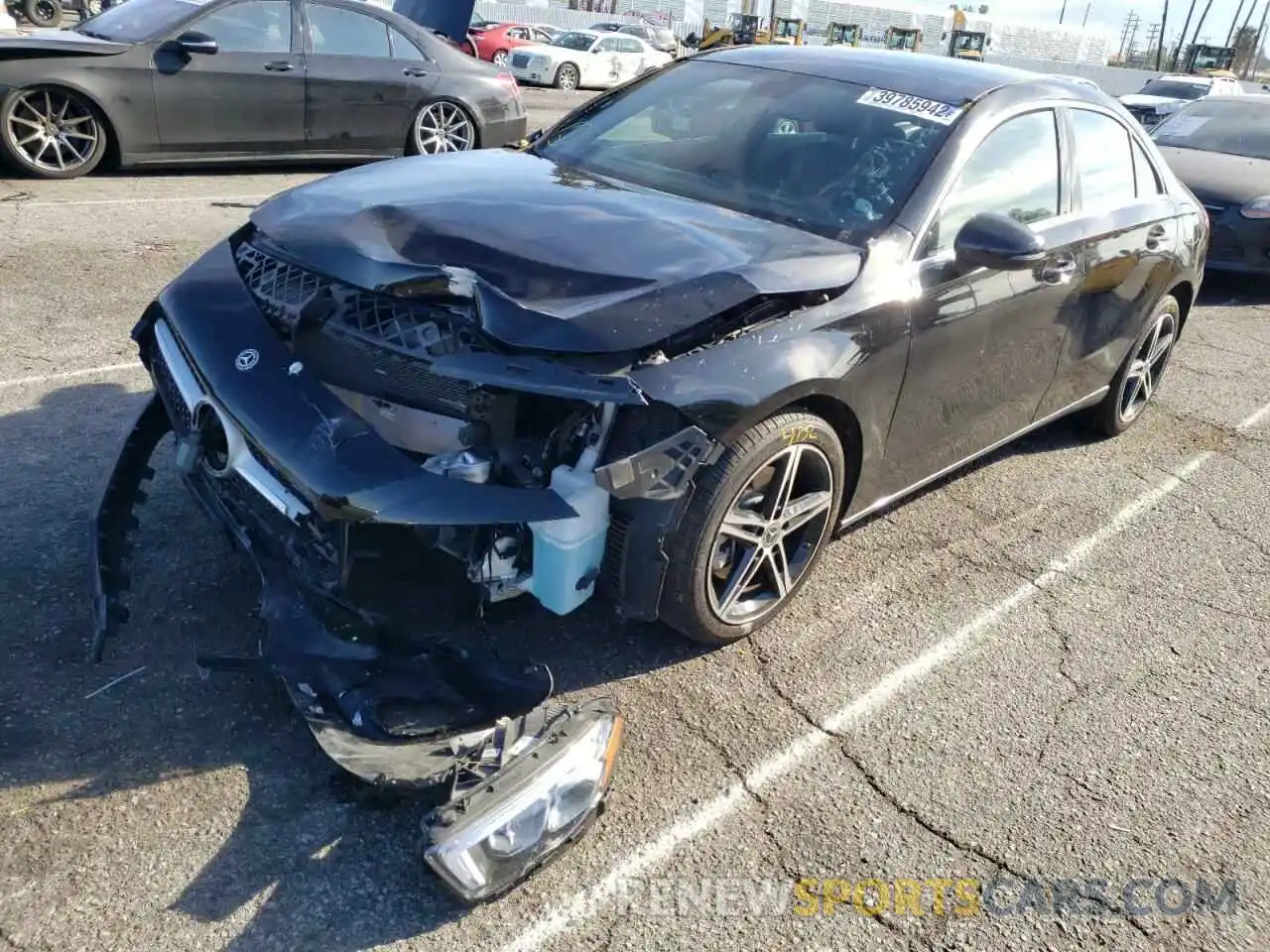 2 Photograph of a damaged car WDD3G4EB9KW033028 MERCEDES-BENZ A-CLASS 2019