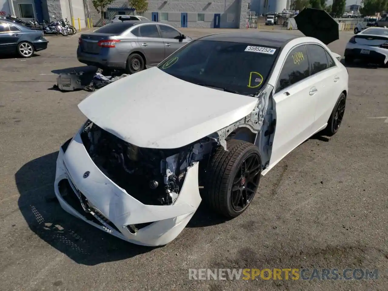 2 Photograph of a damaged car WDD3G4EBXKW002015 MERCEDES-BENZ A-CLASS 2019