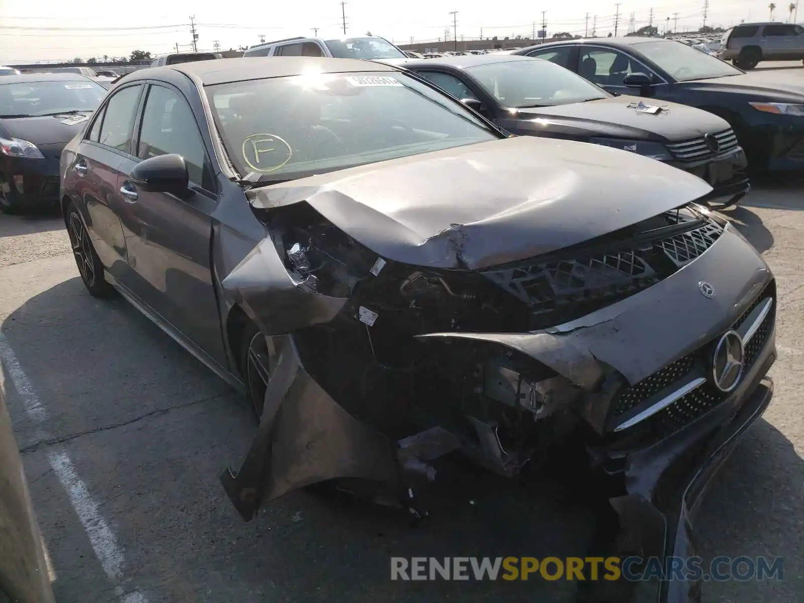 1 Photograph of a damaged car WDD3G4EBXKW002208 MERCEDES-BENZ A-CLASS 2019