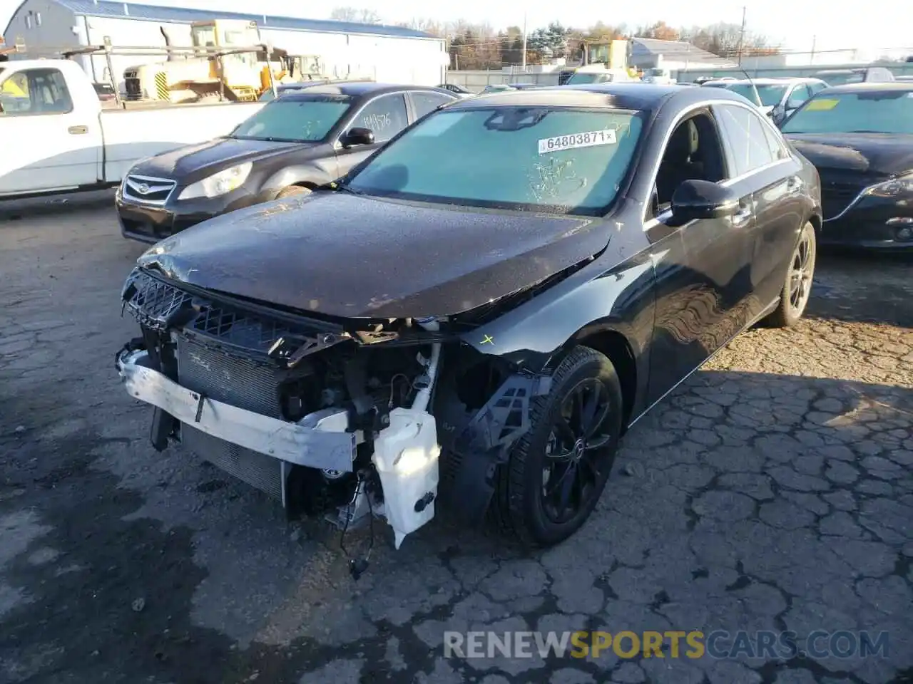 2 Photograph of a damaged car WDD3G4EBXKW003293 MERCEDES-BENZ A-CLASS 2019