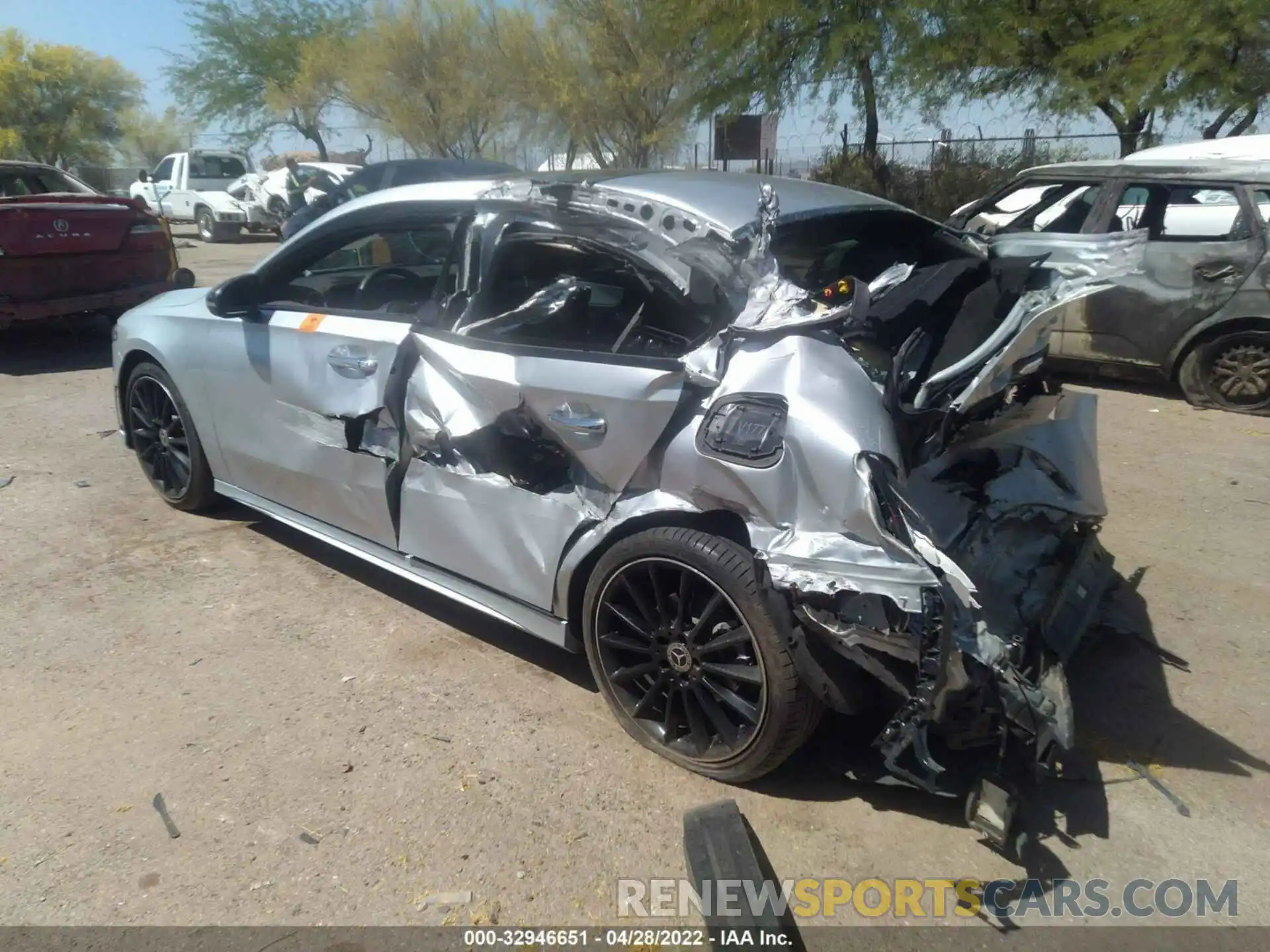 3 Photograph of a damaged car WDD3G4EBXKW011703 MERCEDES-BENZ A-CLASS 2019