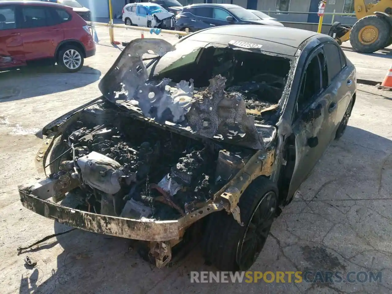 2 Photograph of a damaged car WDD3G4EBXKW018327 MERCEDES-BENZ A-CLASS 2019