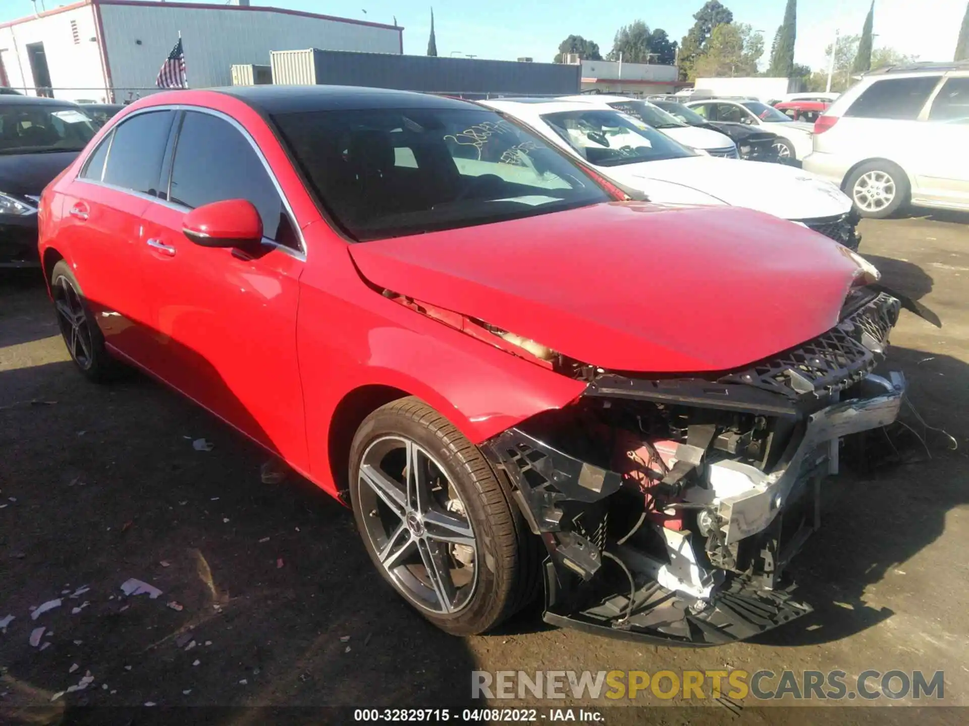 1 Photograph of a damaged car WDD3G4EBXKW019879 MERCEDES-BENZ A-CLASS 2019