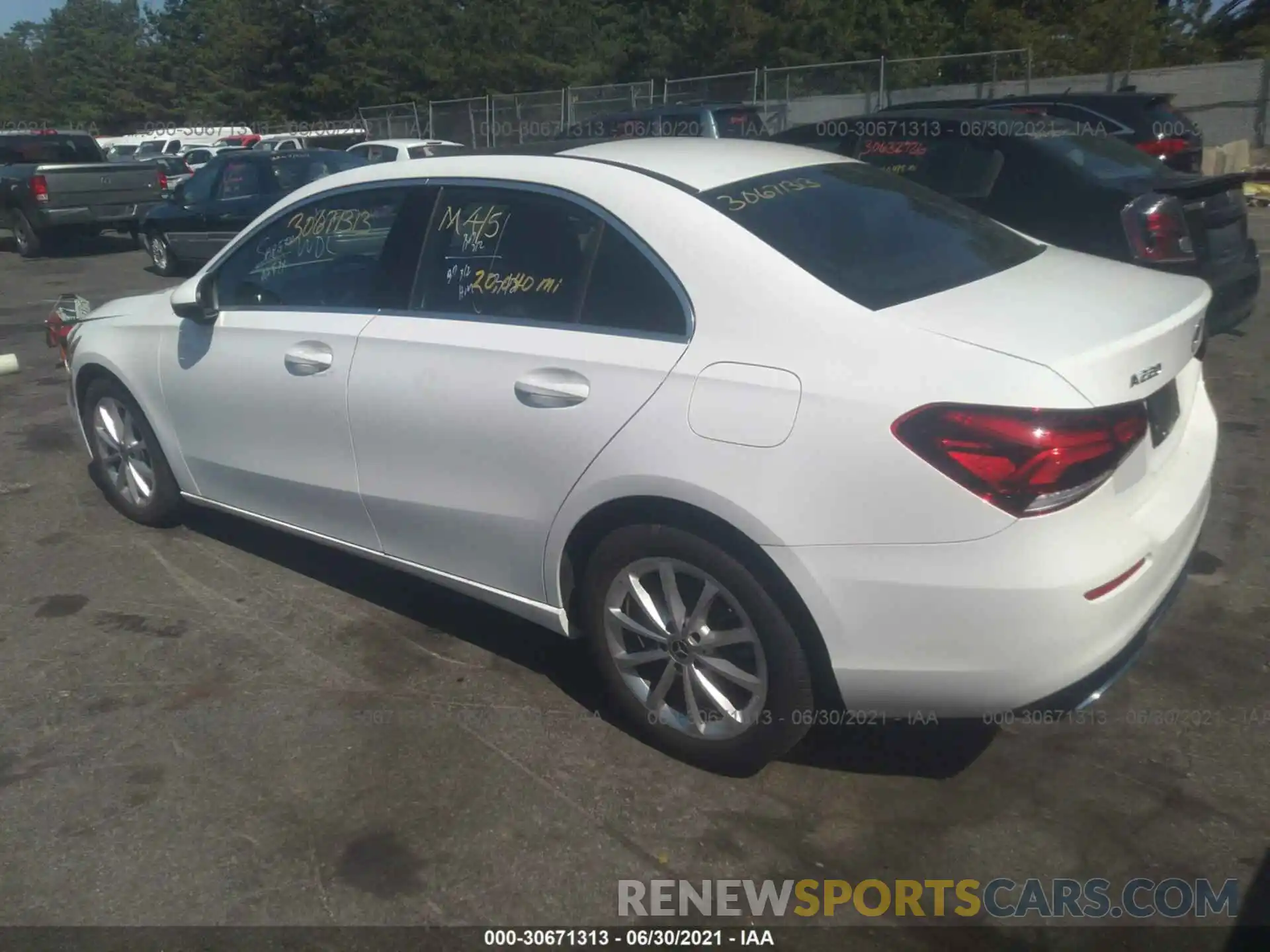 3 Photograph of a damaged car WDD3G4EBXKW023849 MERCEDES-BENZ A-CLASS 2019