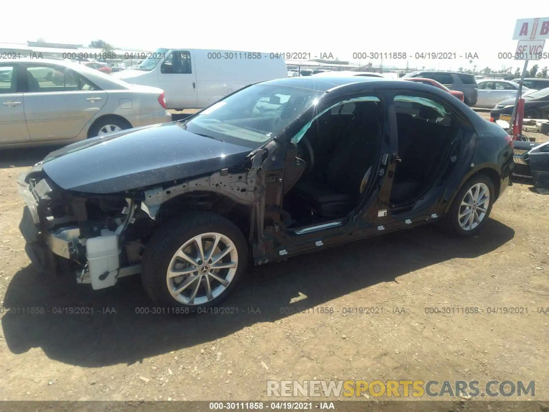 2 Photograph of a damaged car WDD3G4EBXKW024306 MERCEDES-BENZ A-CLASS 2019