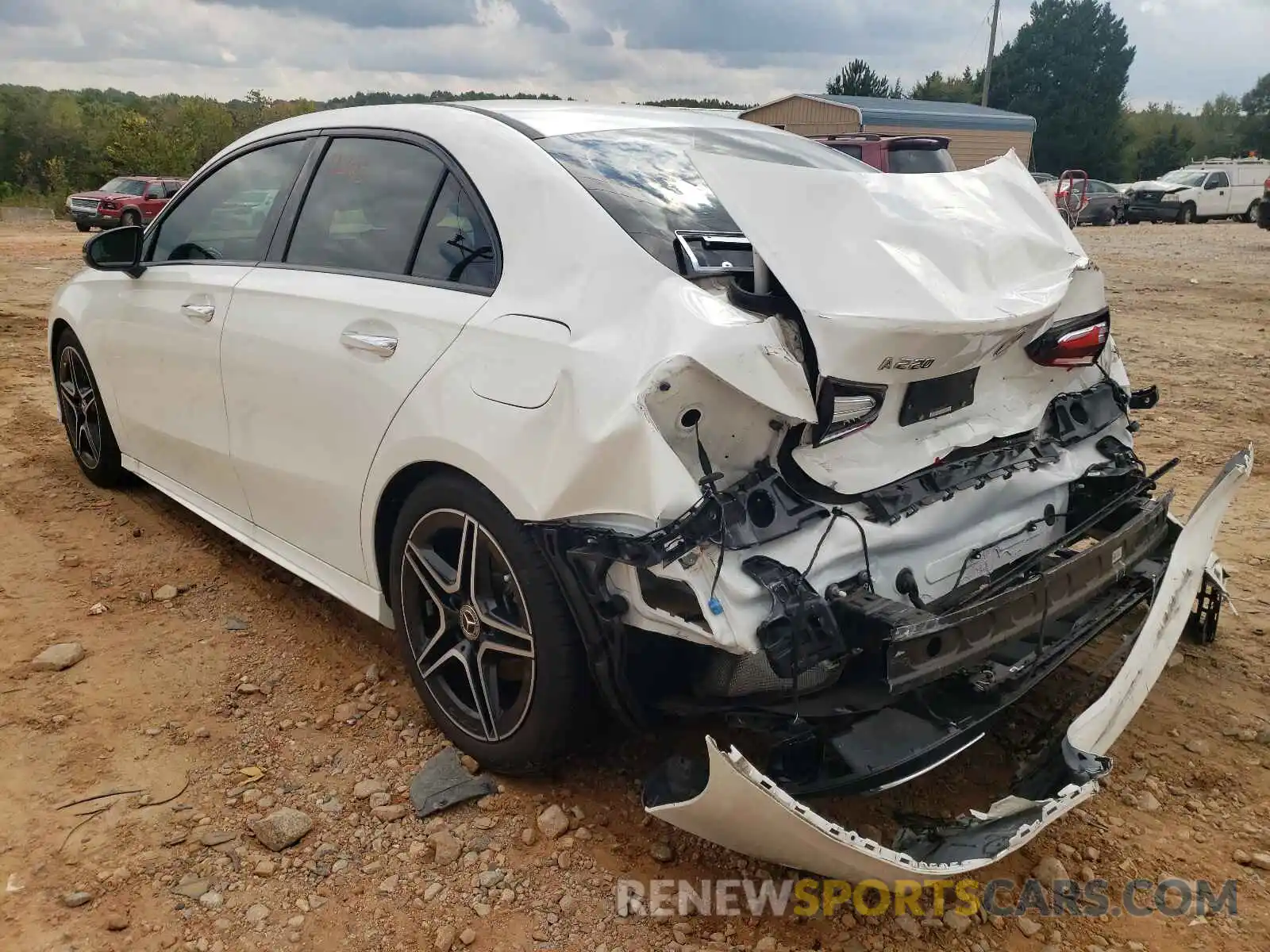 3 Photograph of a damaged car WDD3G4EBXKW025522 MERCEDES-BENZ A-CLASS 2019