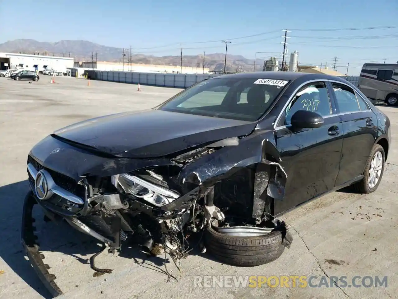 2 Photograph of a damaged car WDD3G4EBXKW026962 MERCEDES-BENZ A-CLASS 2019