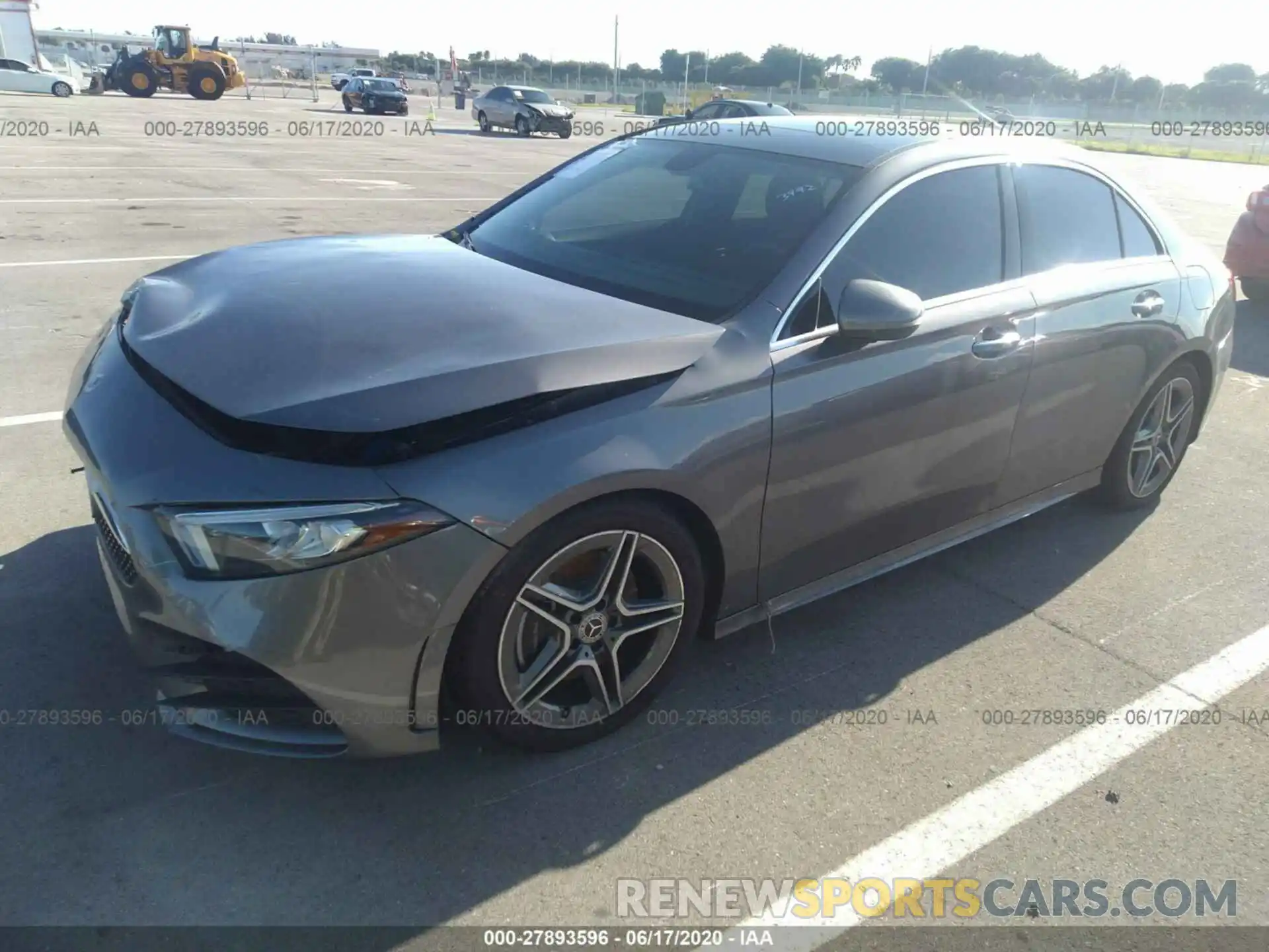 2 Photograph of a damaged car WDD3G4EBXKW033992 MERCEDES-BENZ A-CLASS 2019