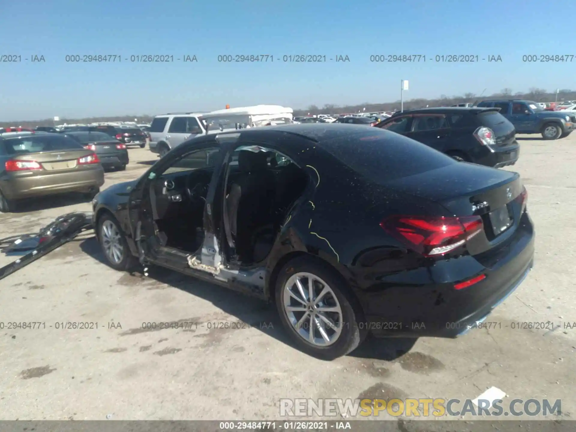 3 Photograph of a damaged car WDD3G4EBXKW035273 MERCEDES-BENZ A-CLASS 2019