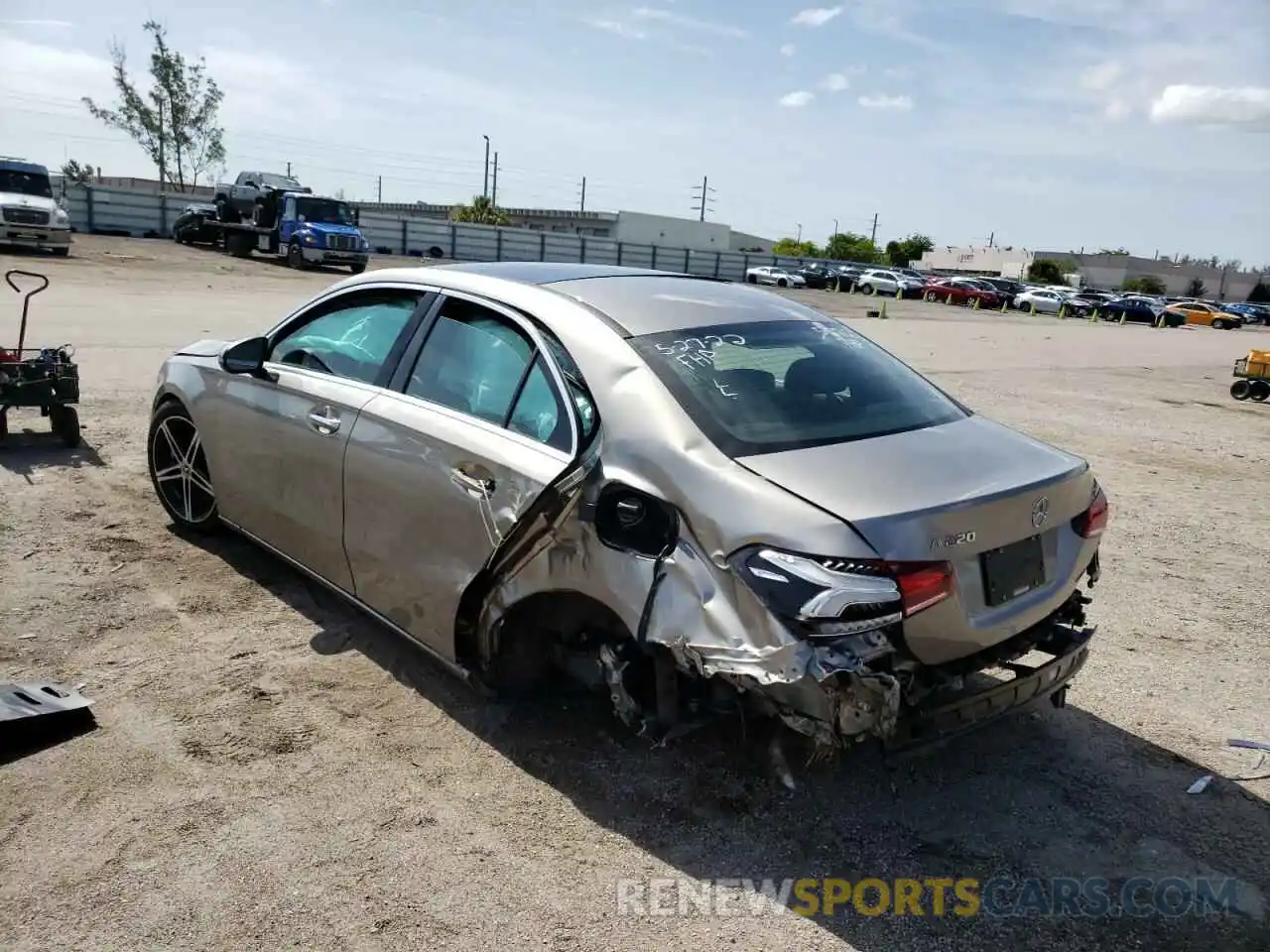 3 Photograph of a damaged car WDD3G4EBXKW036004 MERCEDES-BENZ A-CLASS 2019