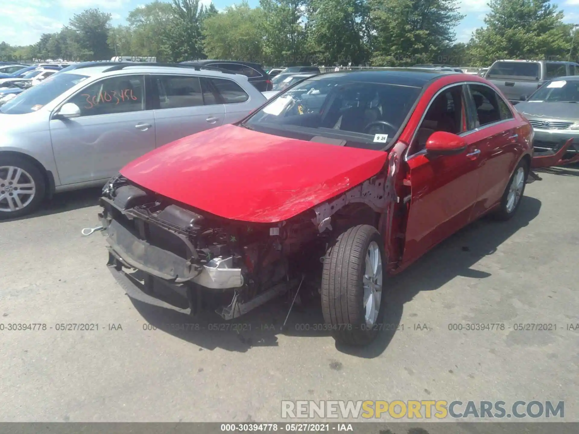 2 Photograph of a damaged car WDD3G4FB0KW024877 MERCEDES-BENZ A-CLASS 2019