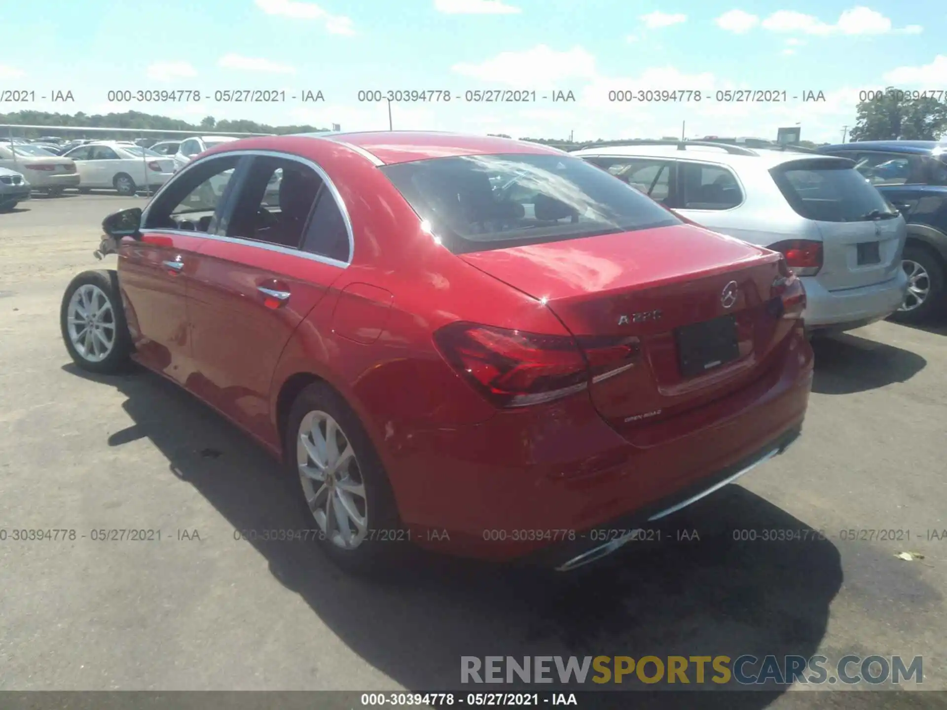 3 Photograph of a damaged car WDD3G4FB0KW024877 MERCEDES-BENZ A-CLASS 2019