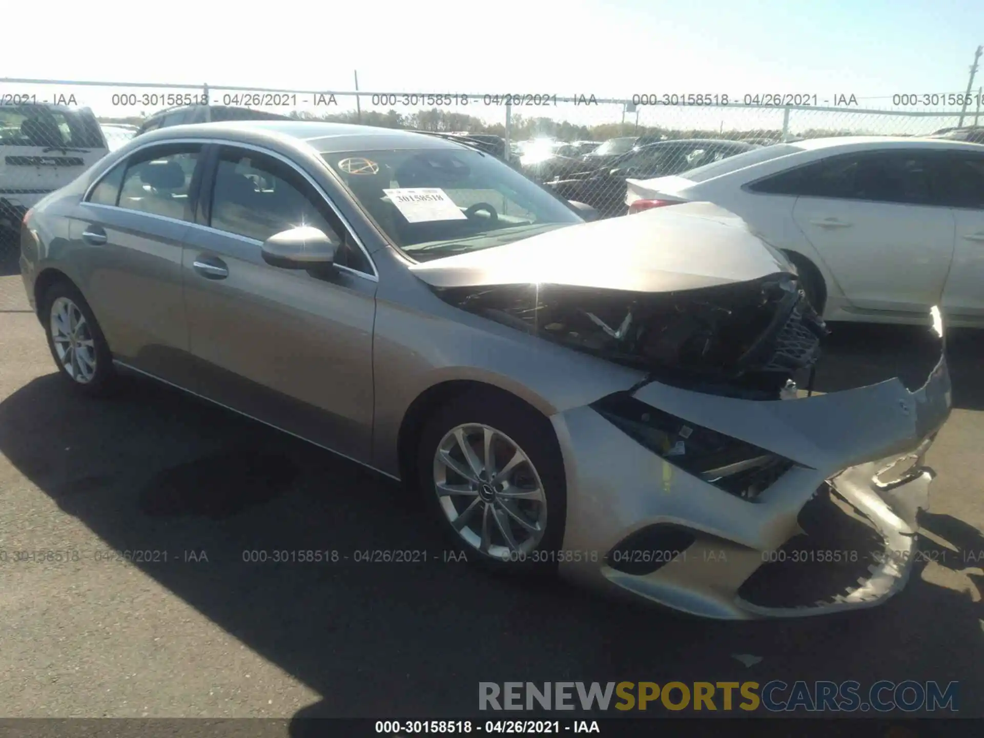 1 Photograph of a damaged car WDD3G4FB0KW027617 MERCEDES-BENZ A-CLASS 2019