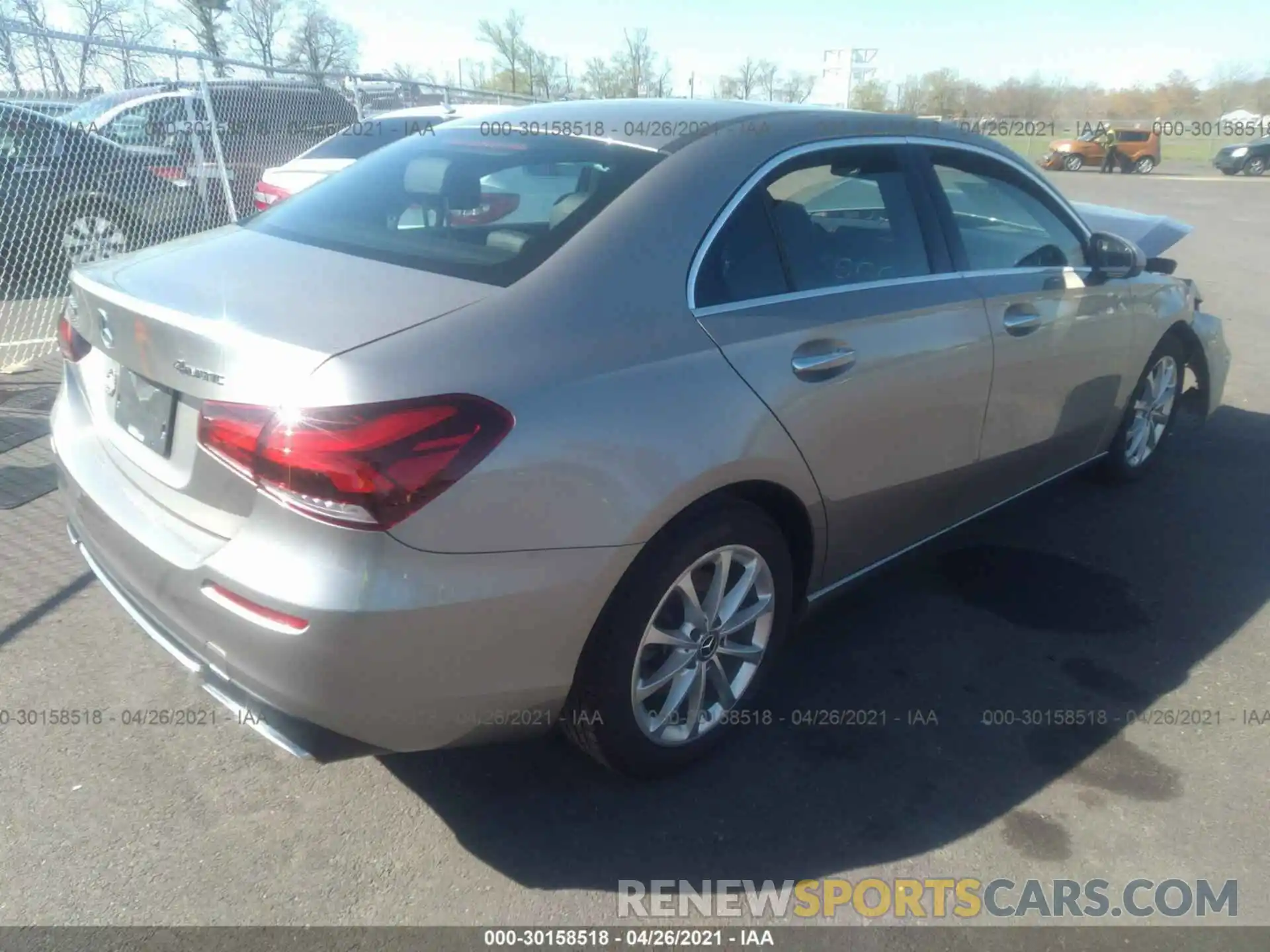 4 Photograph of a damaged car WDD3G4FB0KW027617 MERCEDES-BENZ A-CLASS 2019