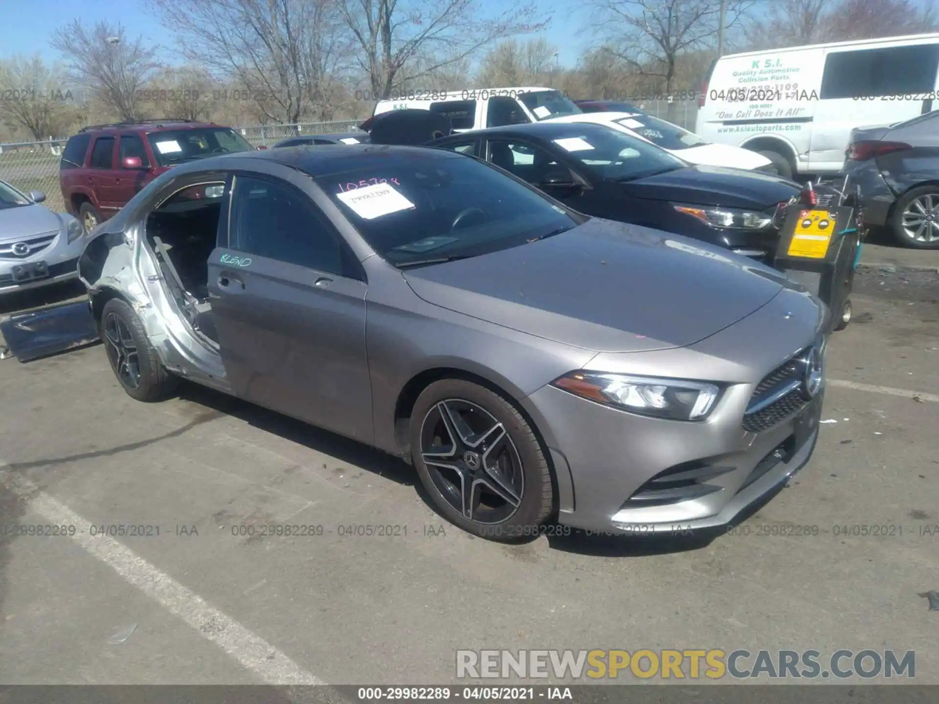 1 Photograph of a damaged car WDD3G4FB0KW029125 MERCEDES-BENZ A-CLASS 2019